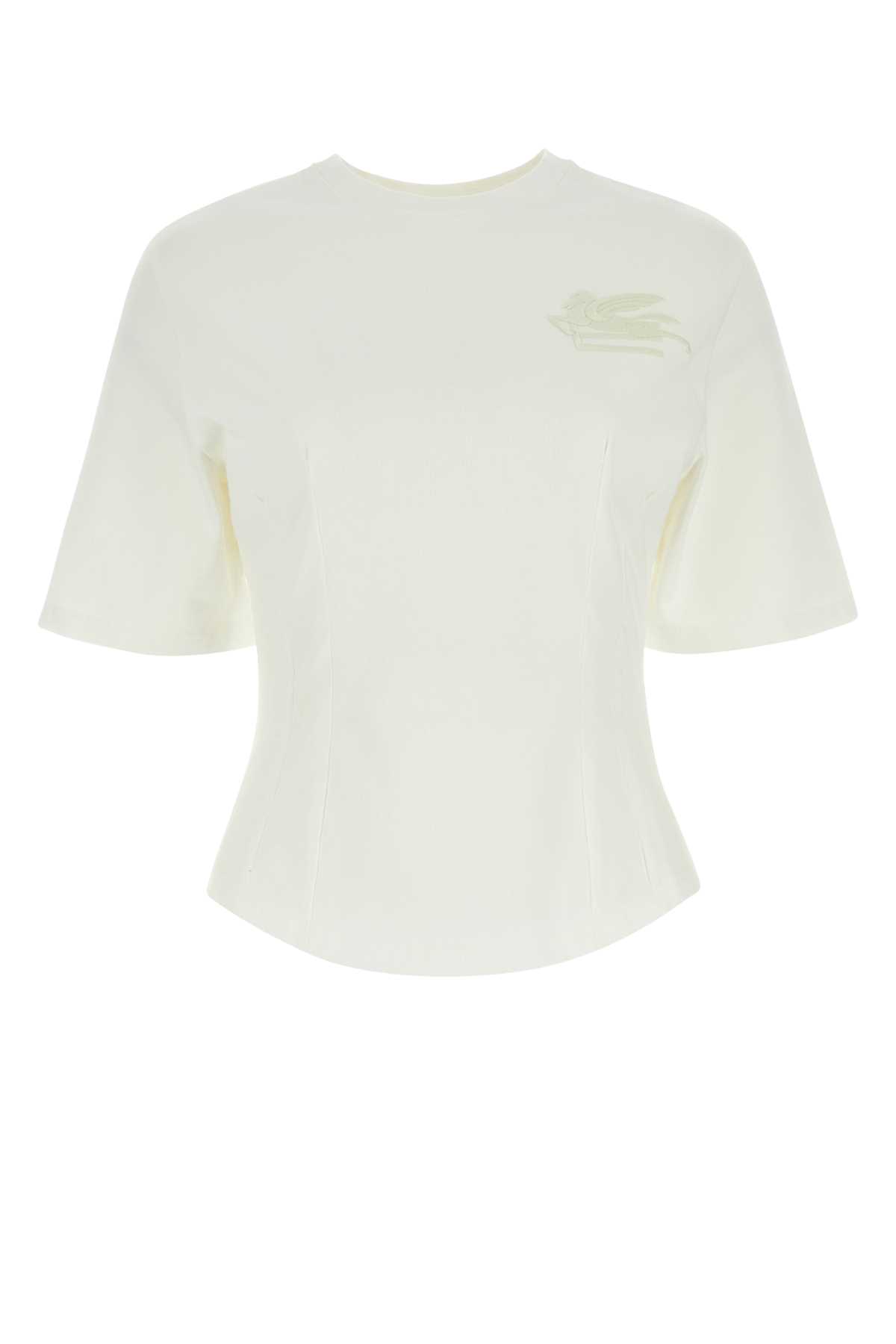Etro White Cotton T-shirt