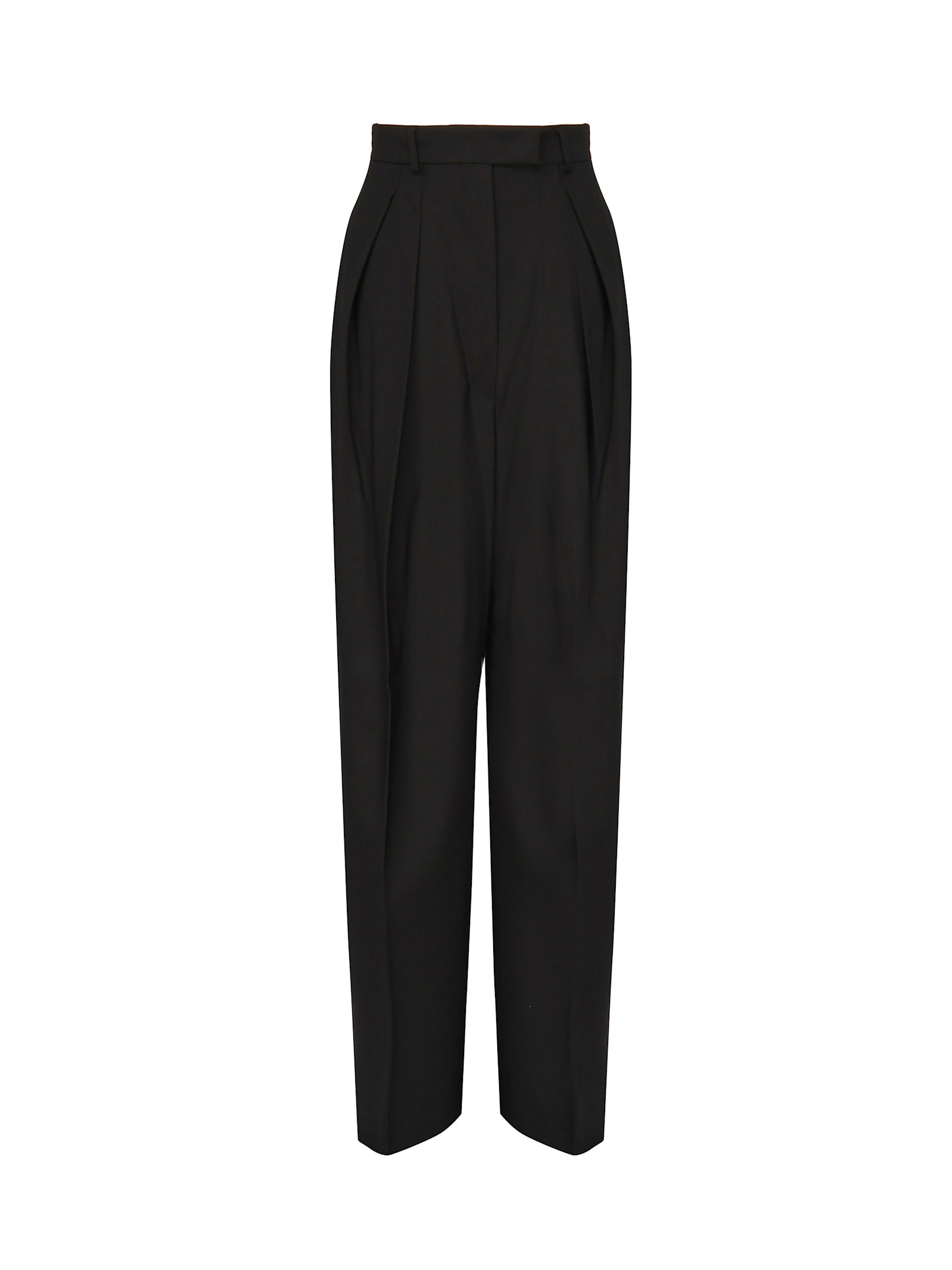 Wool Wide-leg Trousers