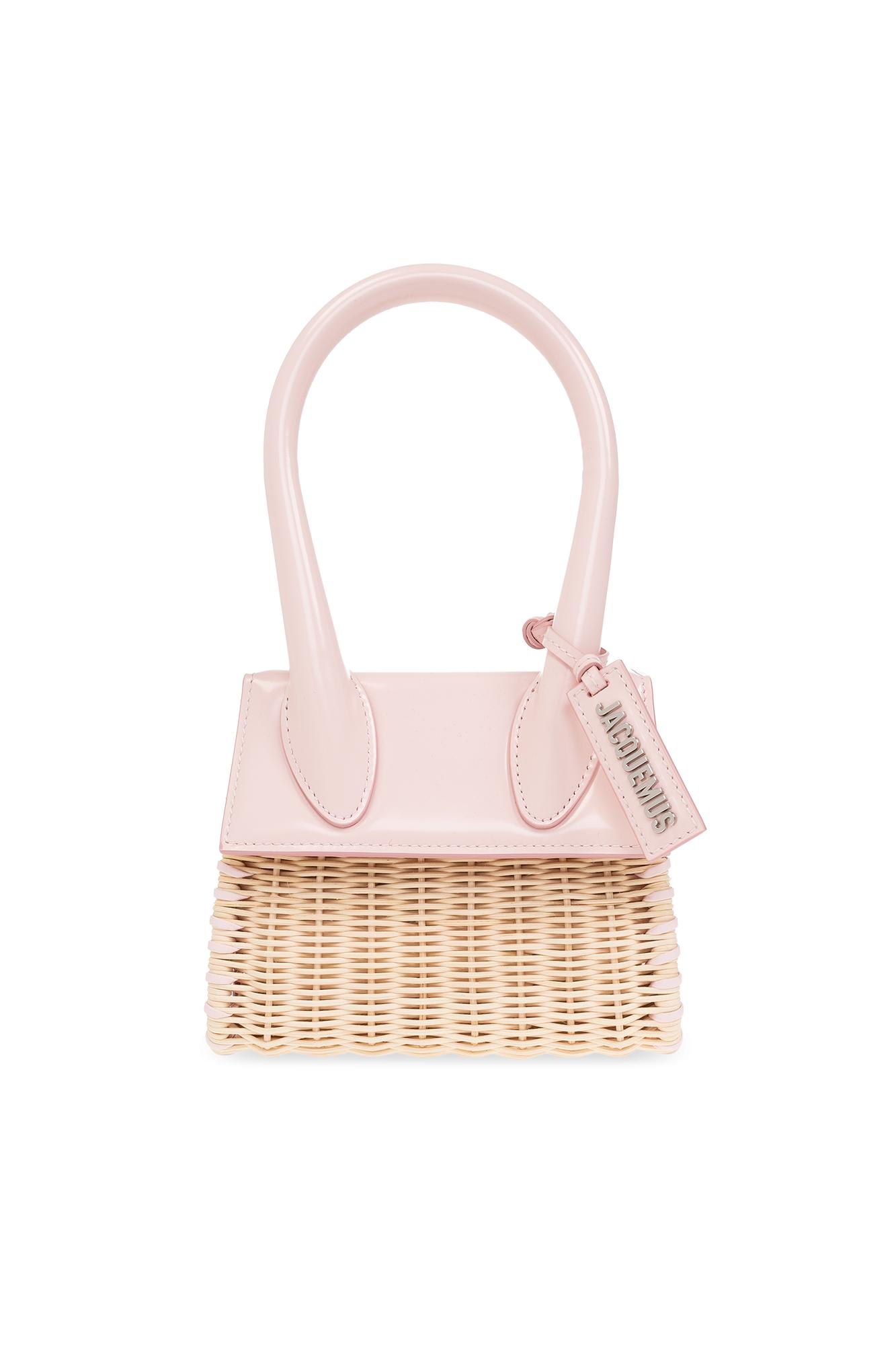 Jacquemus Le Chiquito Micro Textured Leather Tote White