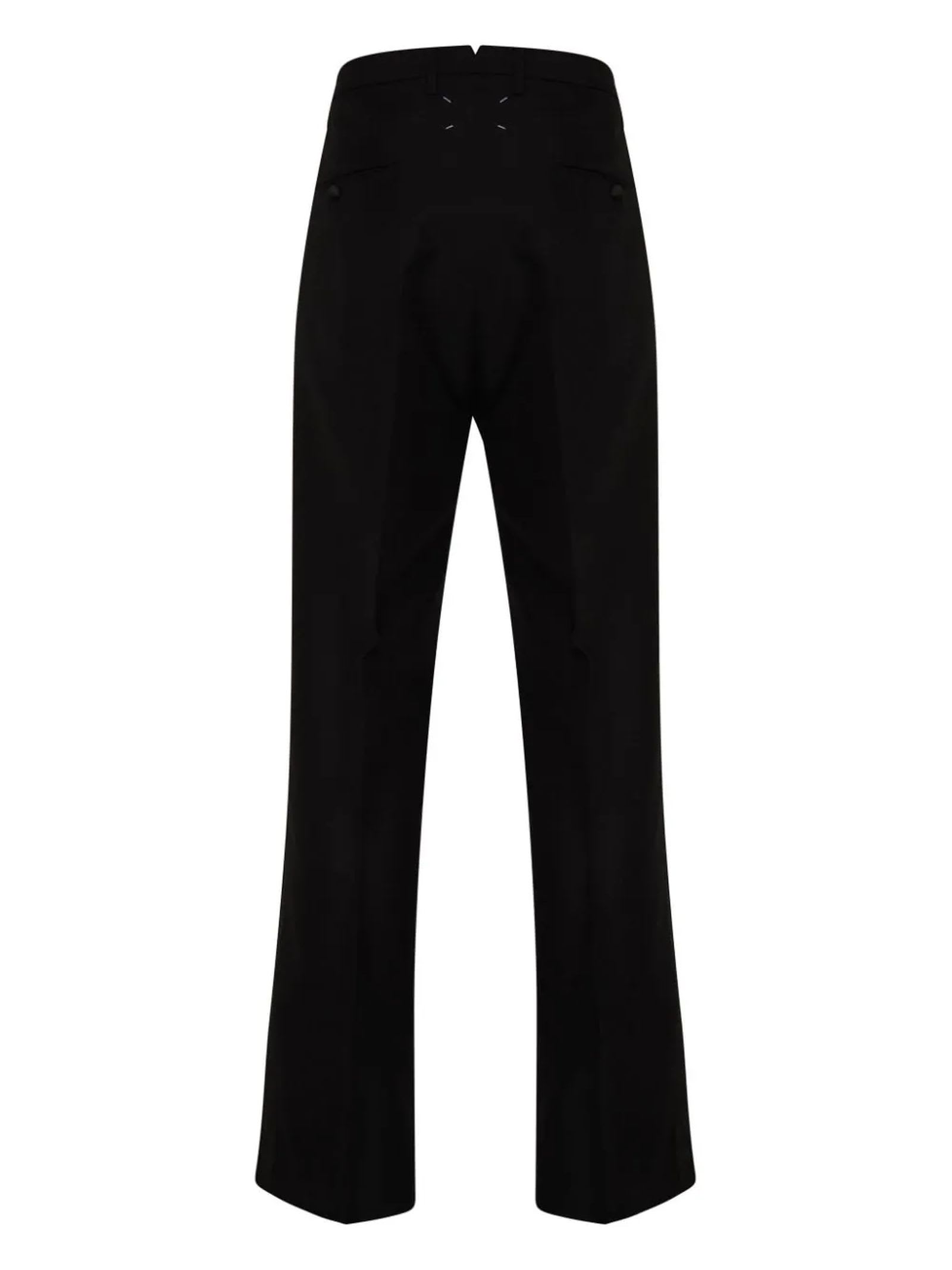 Shop Maison Margiela Trousers Black