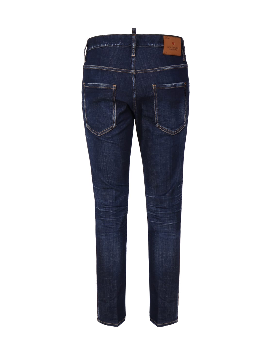 Shop Dsquared2 Skater Cotton Denim Jeans In Blue