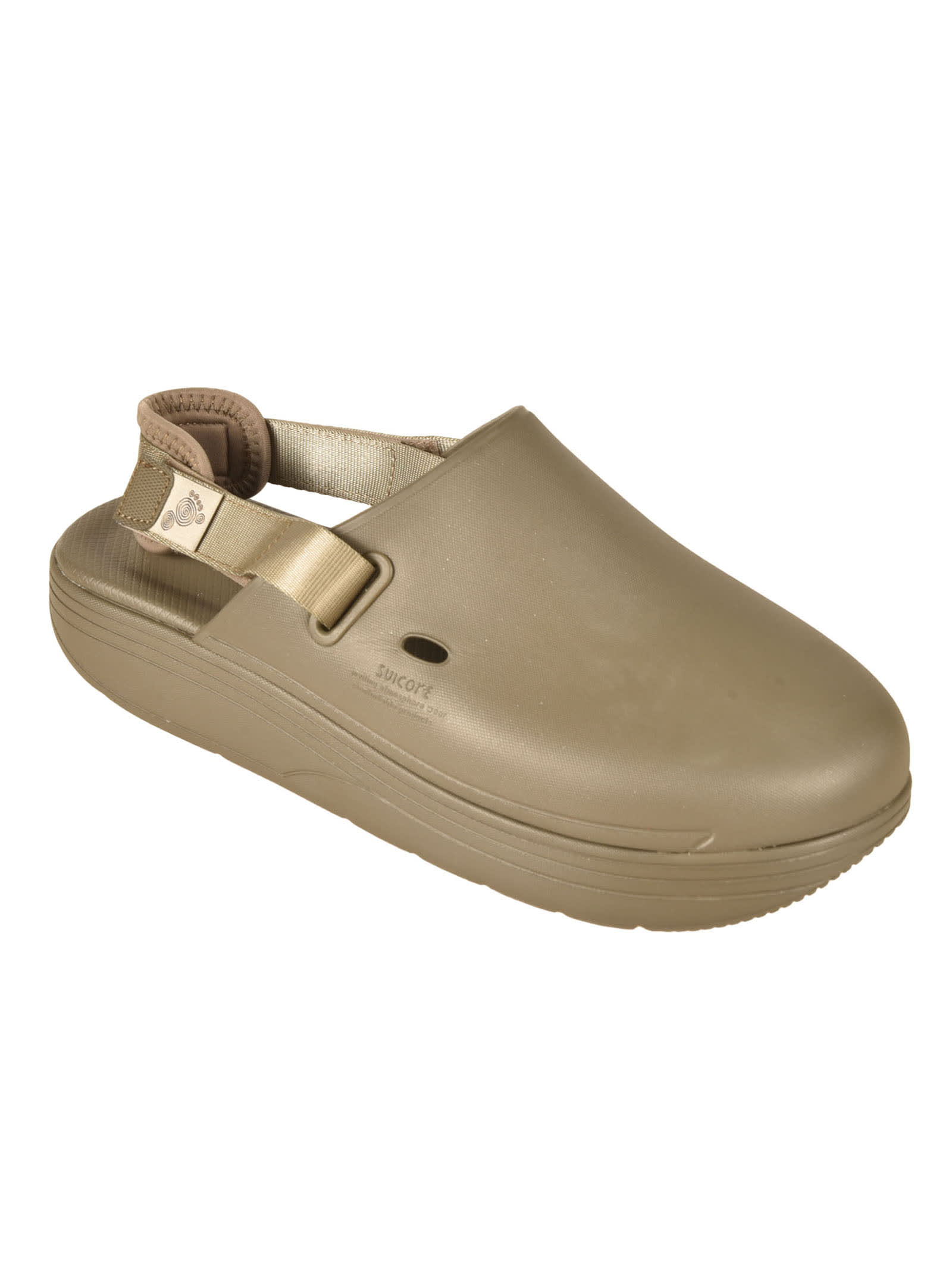 Suicoke Plain Slingback Sandals In Olive