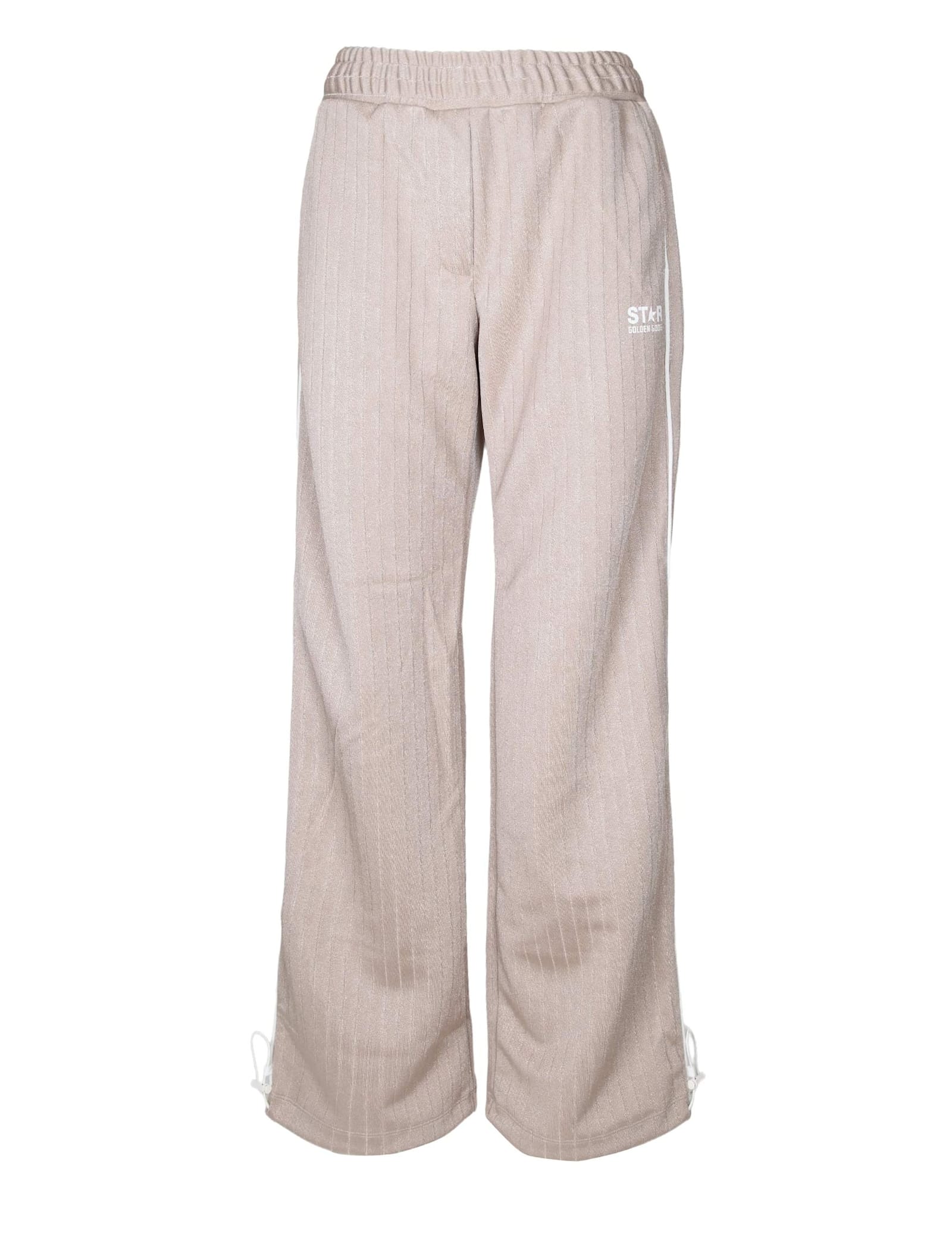 Shop Golden Goose Joggings In Technical Jersey Color Light Beige In Khaki