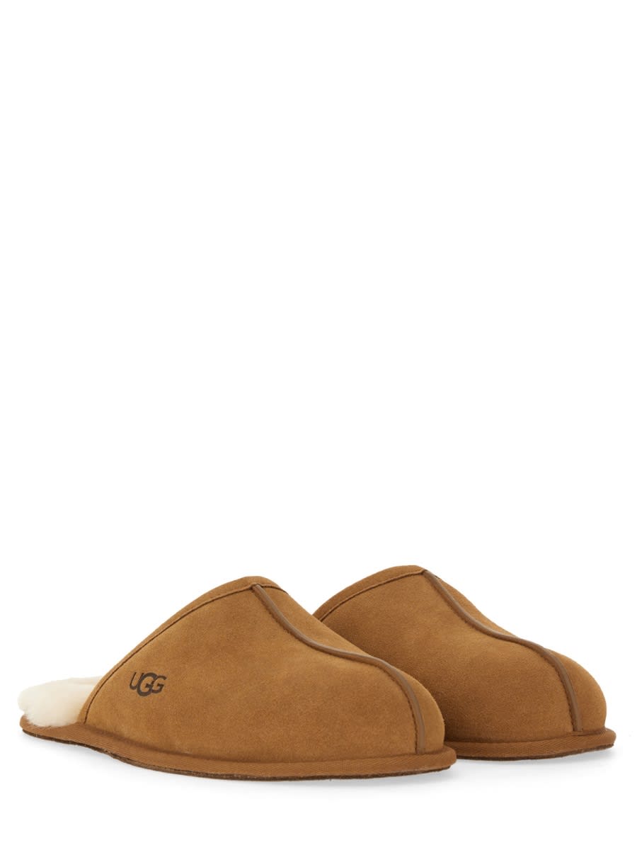 Ugg Scuff Slipper Fleece Lined Slippers In Sand