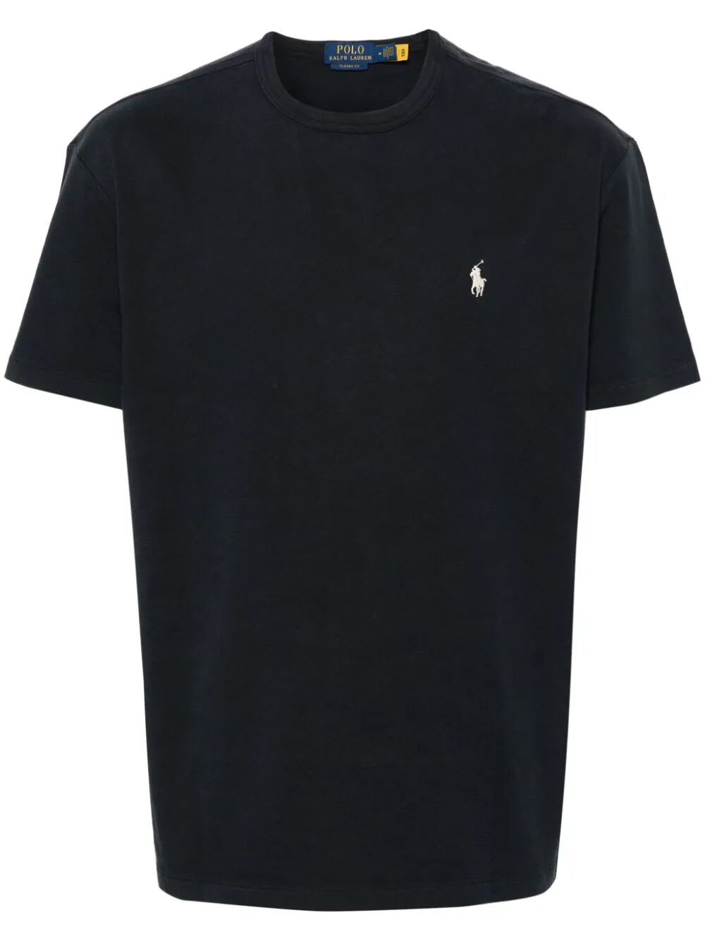 Polo Ralph Lauren Classic T-shirt In Faded Black Canvas