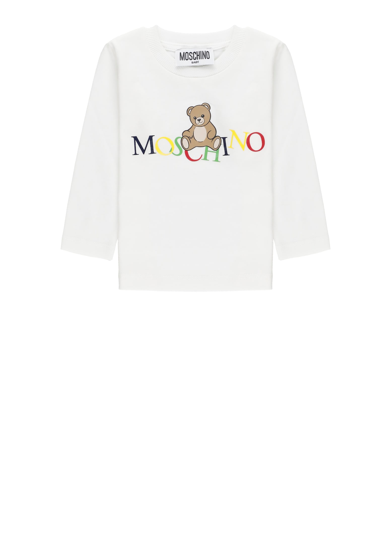 Moschino Teddy T-shirt In White