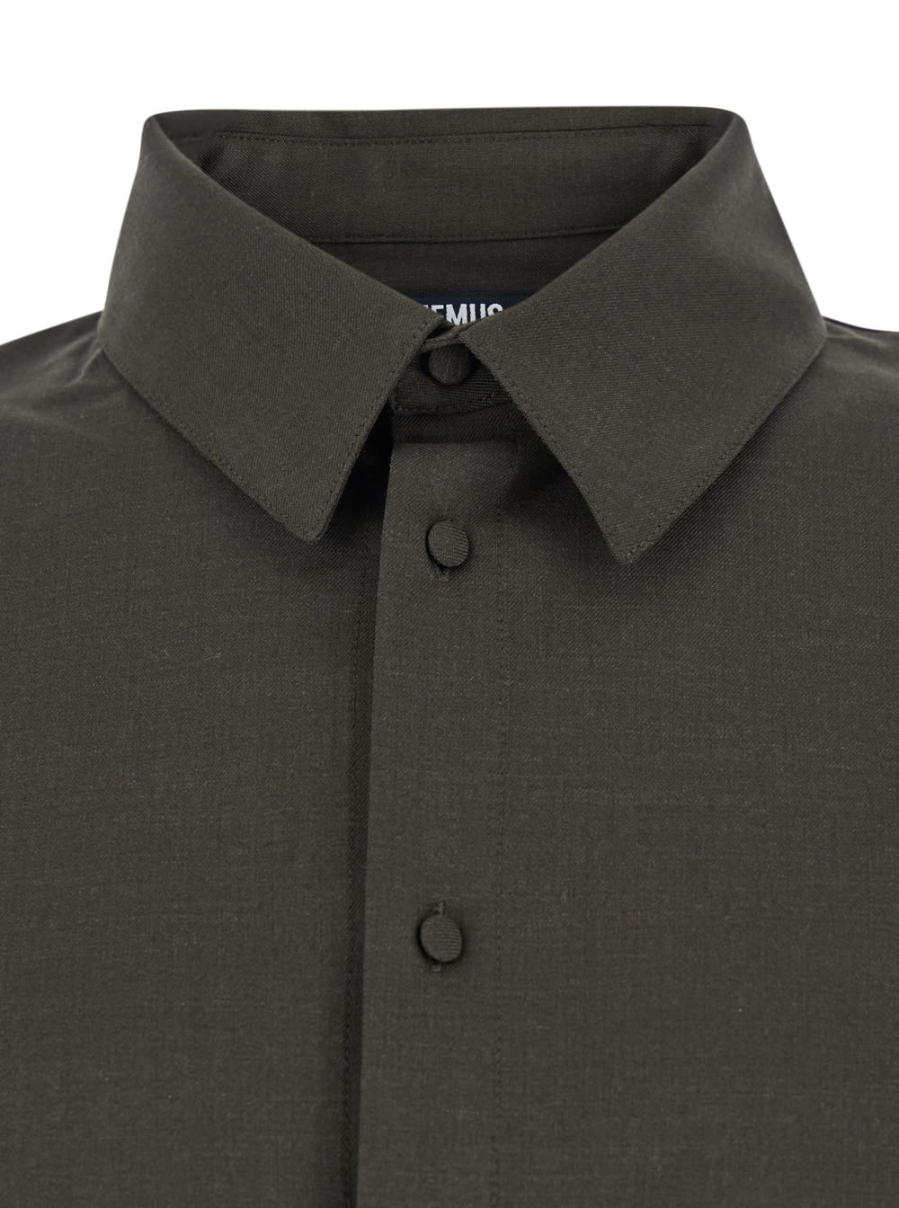 Jacquemus La Chemise Mondani In Green