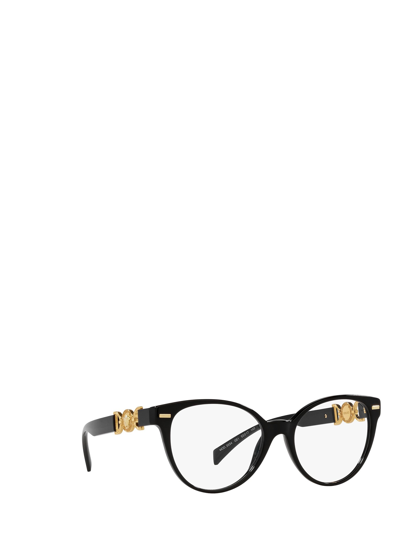 Shop Versace Ve3334 Black Glasses