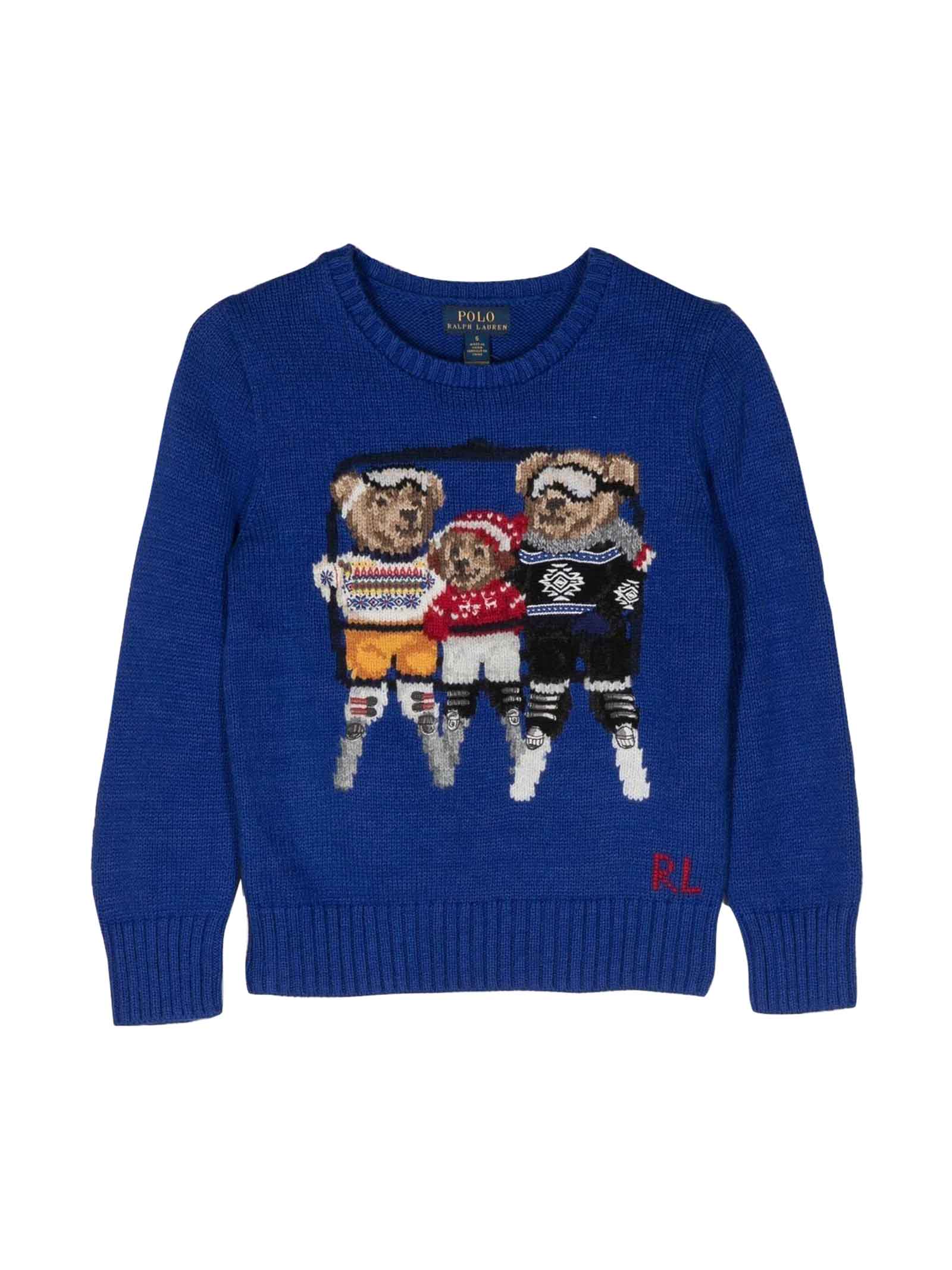 Ralph Lauren Blue Sweater Boy.