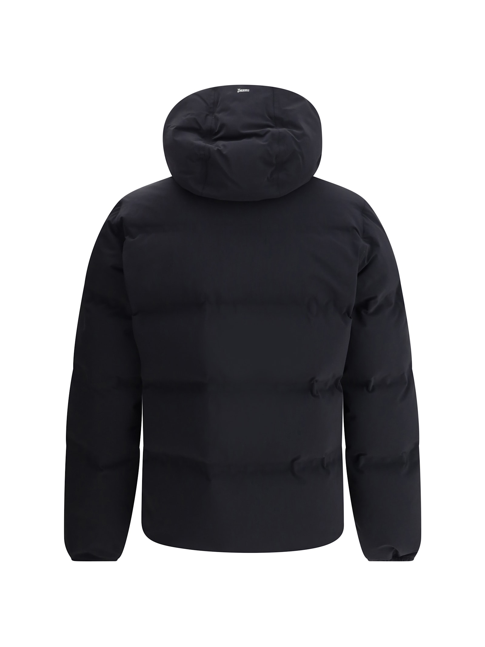 Herno Men New Impact Down Jacket With Hood In Black