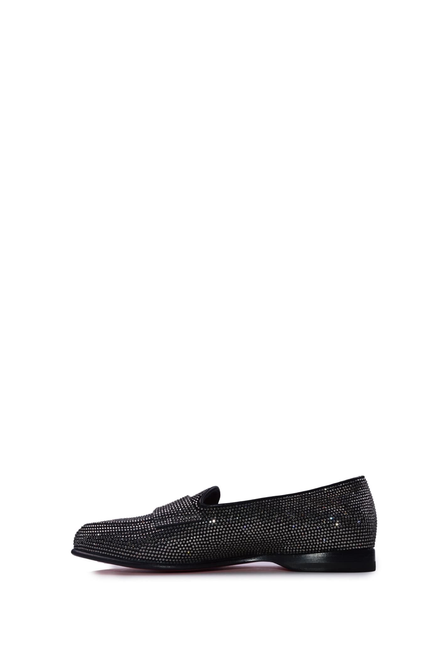 Shop Santoni Mocassin In Black