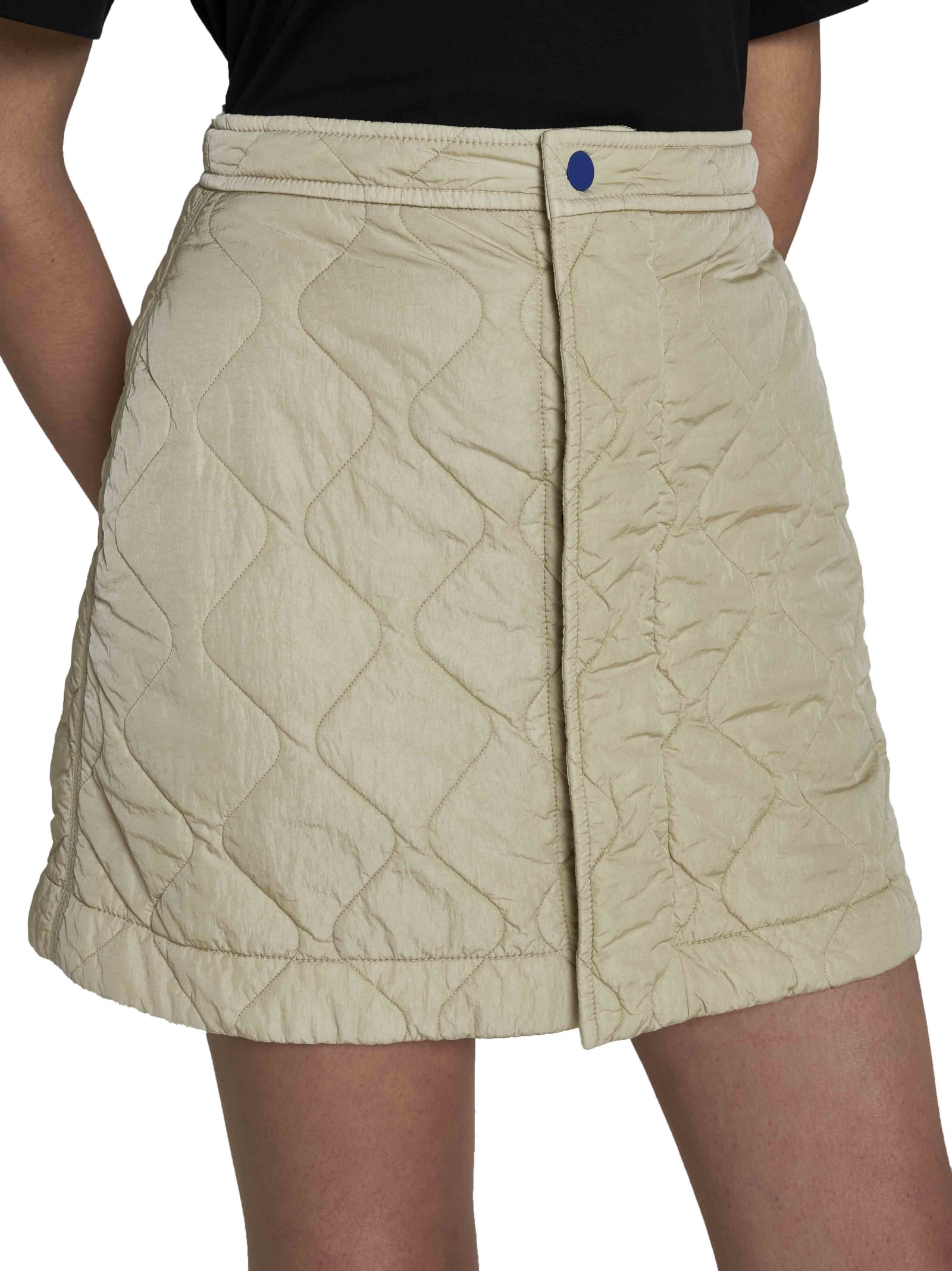 Shop Burberry Skirt In Soap