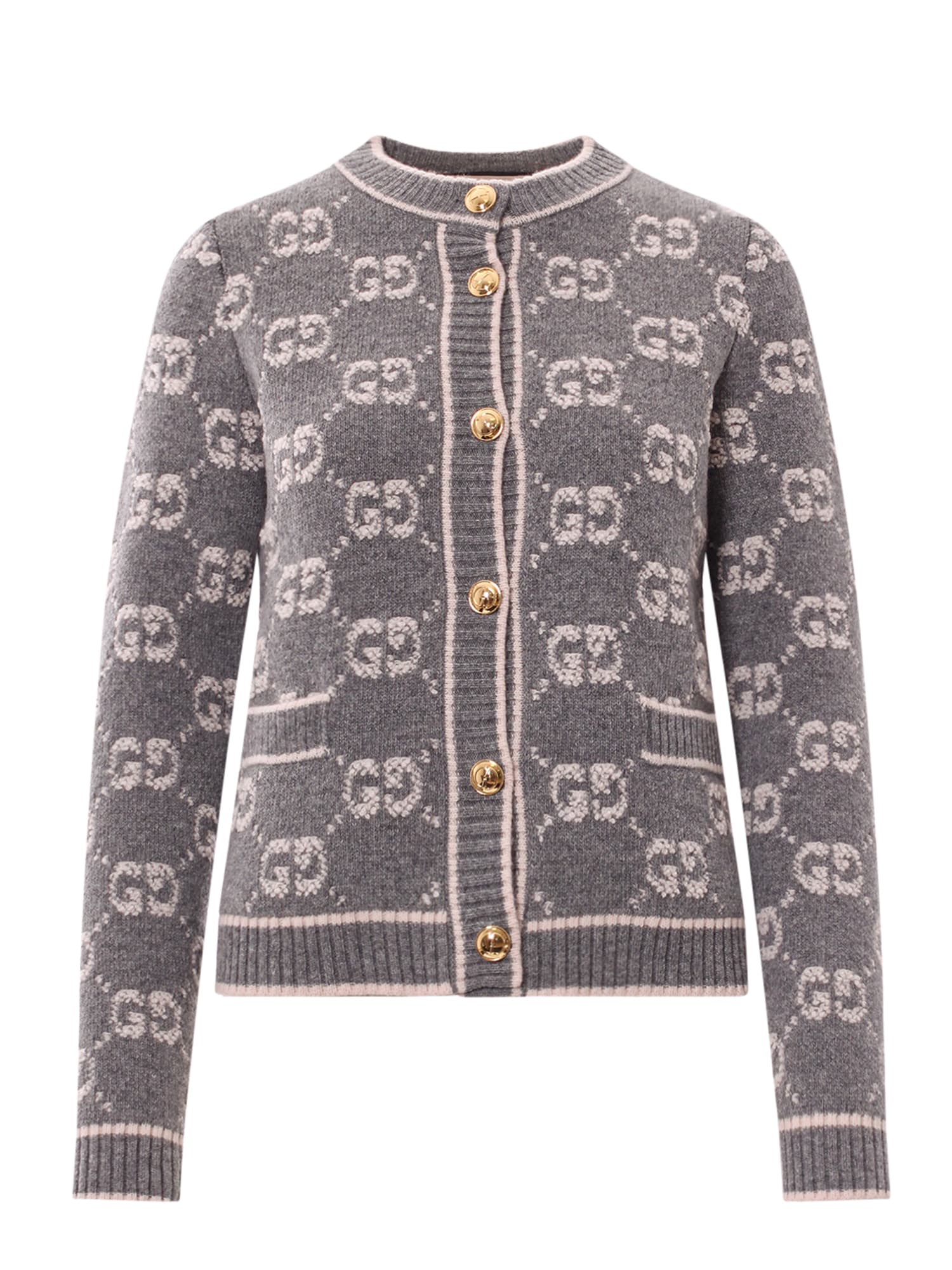 Gucci Cardigan In Grey