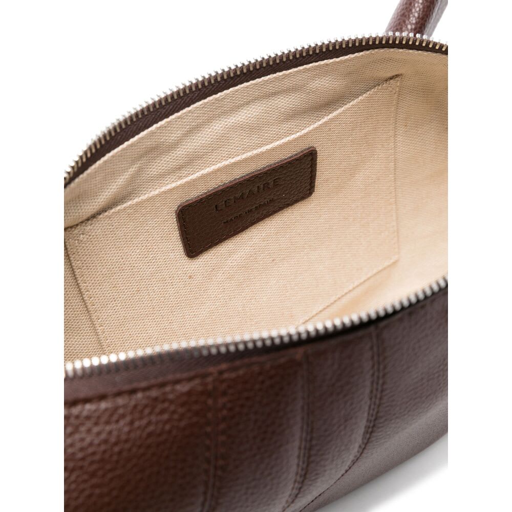 Lemaire Cross-body Bag Adjustable Strap In Brown