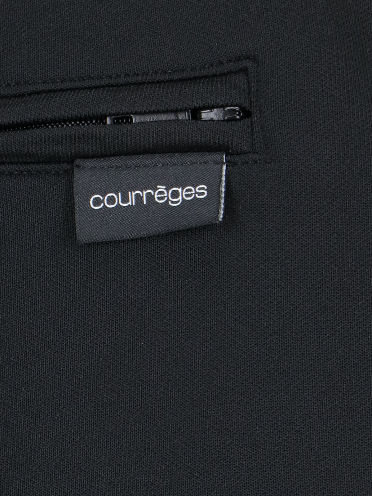 Shop Courrèges Logo Track Pants In Black