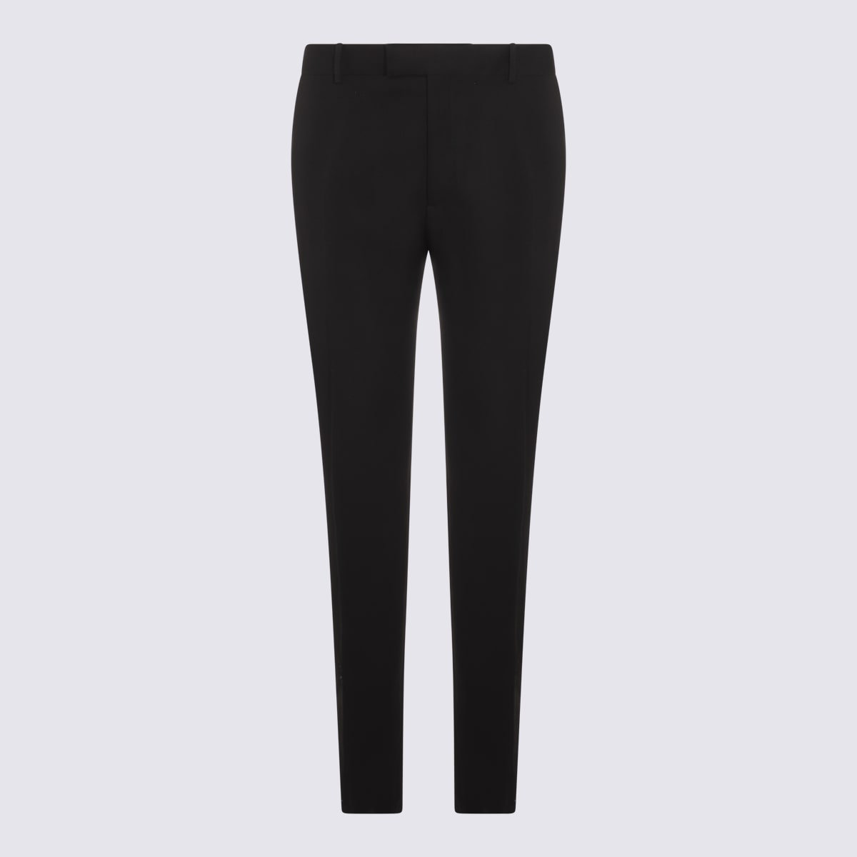 Alexander Mcqueen Slim Fit Trousers With Pockets And Belt Loops
