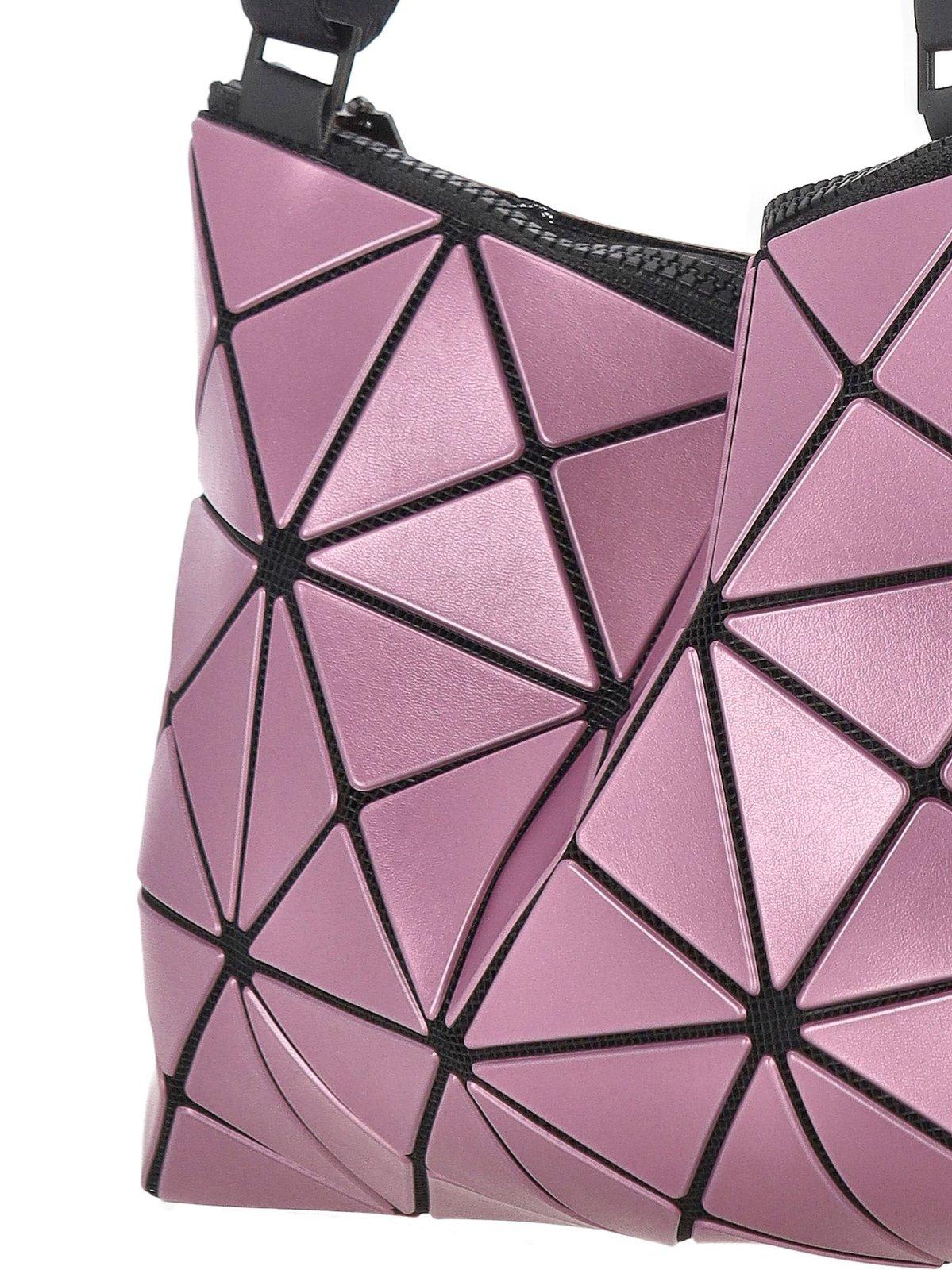Bao Bao Issey Miyake Lucent Two-toned Crossbosy Bag In Pink