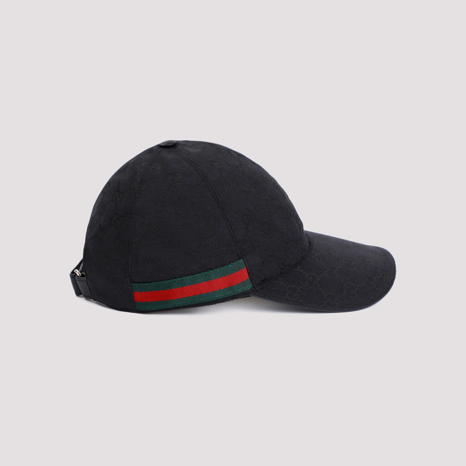 Gucci Logoed Baseball Cap In Black