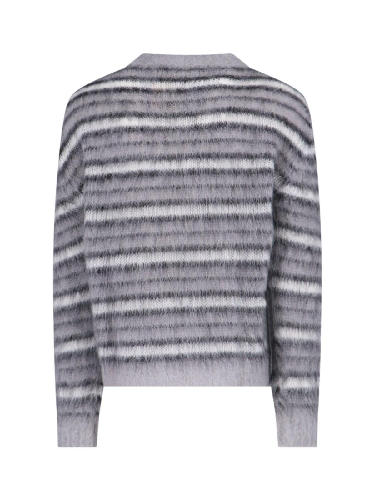 Shop Marni Striped Sweater In Multicolour