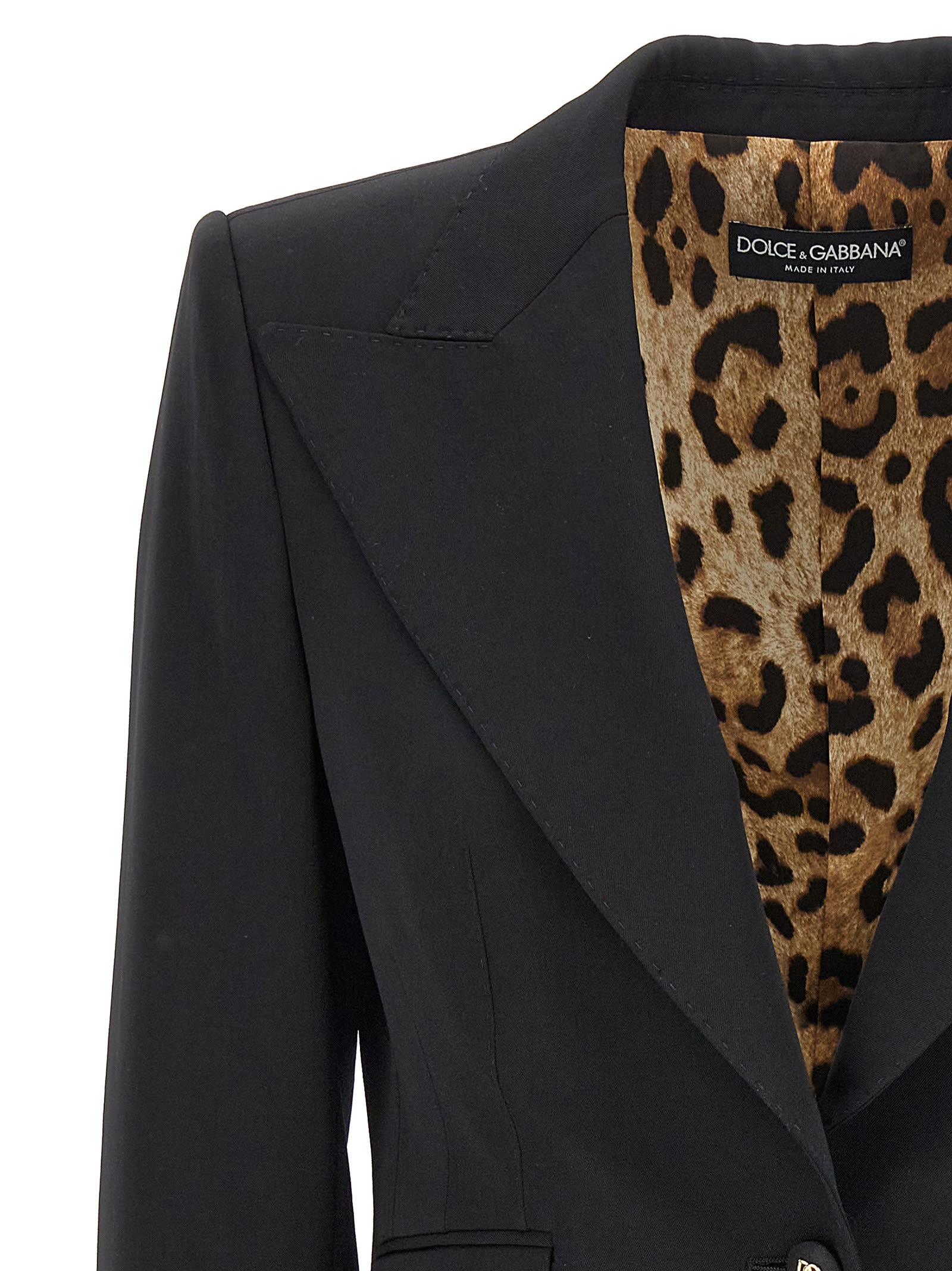 Shop Dolce & Gabbana Single-breasted Blazer In Black