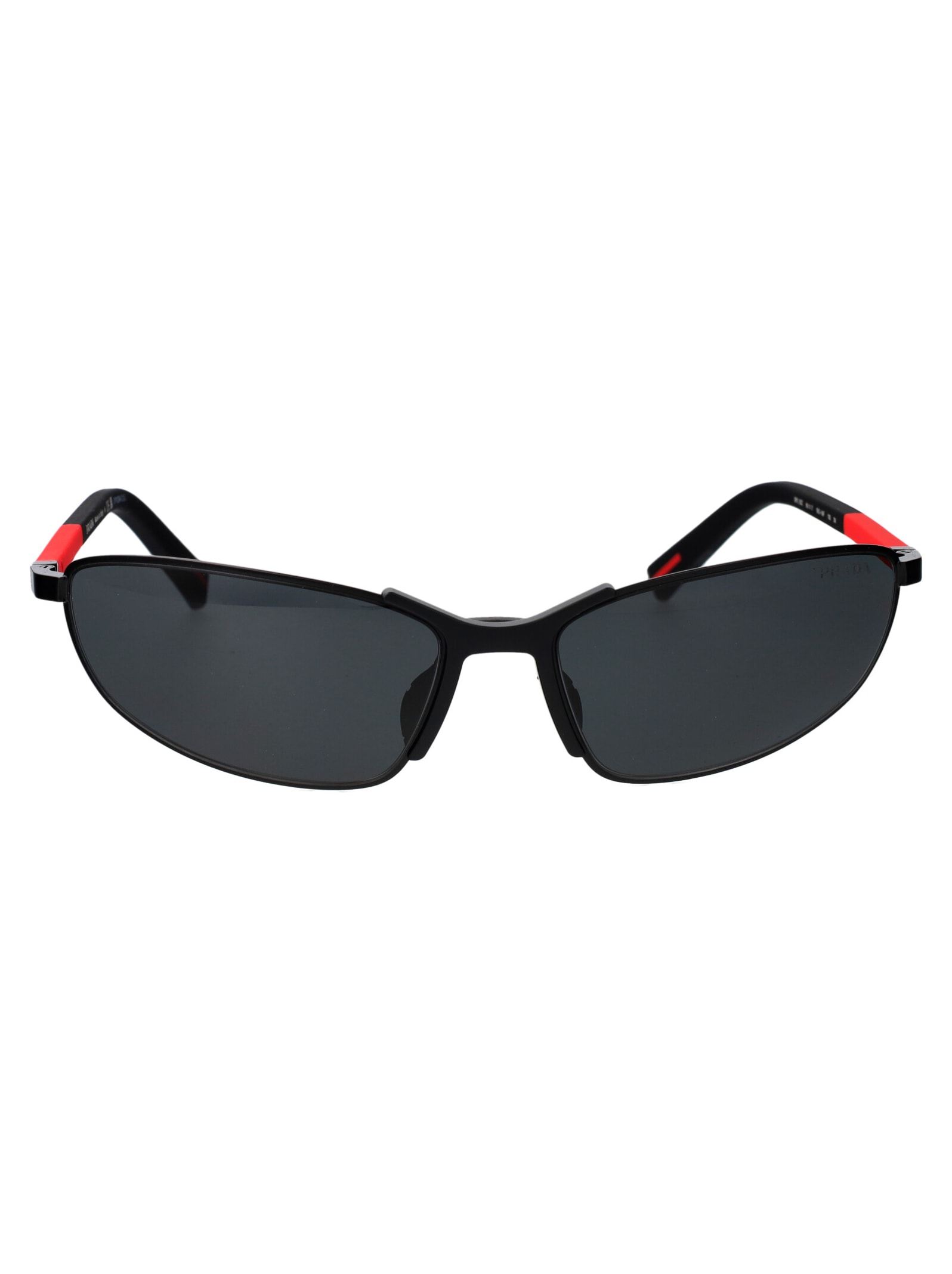 Prada 0ps 55zs Sunglasses In 1bo06f Matte Black