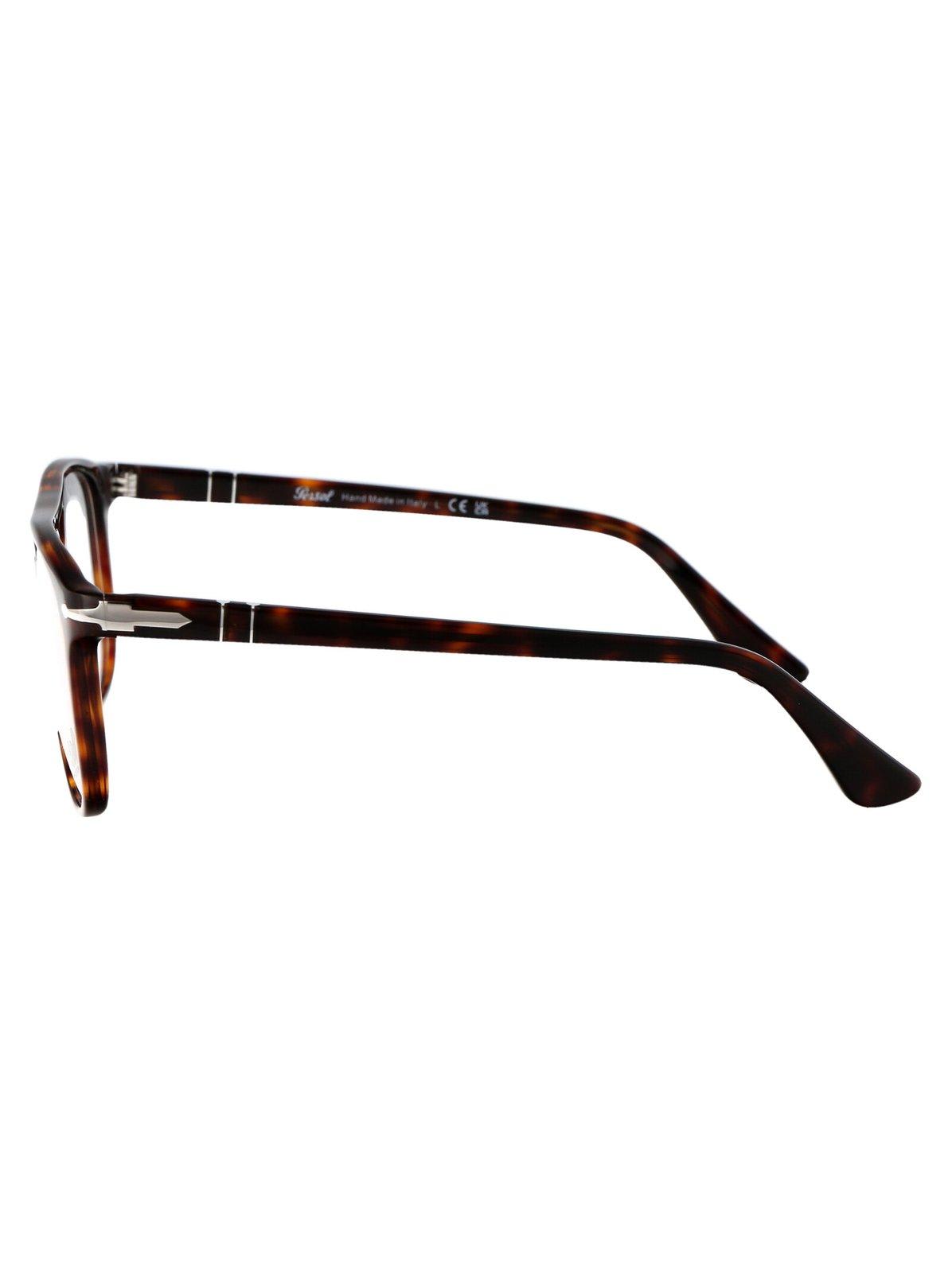 Shop Persol Greta Pilot Frame Glasses In 24