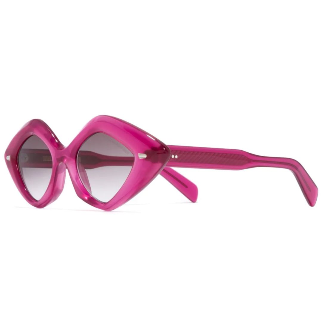 CUTLER AND GROSS 9126-A9 48MM OPAL FUCSIA COLOUR STUDIO ACETATE SUNGLASSES 