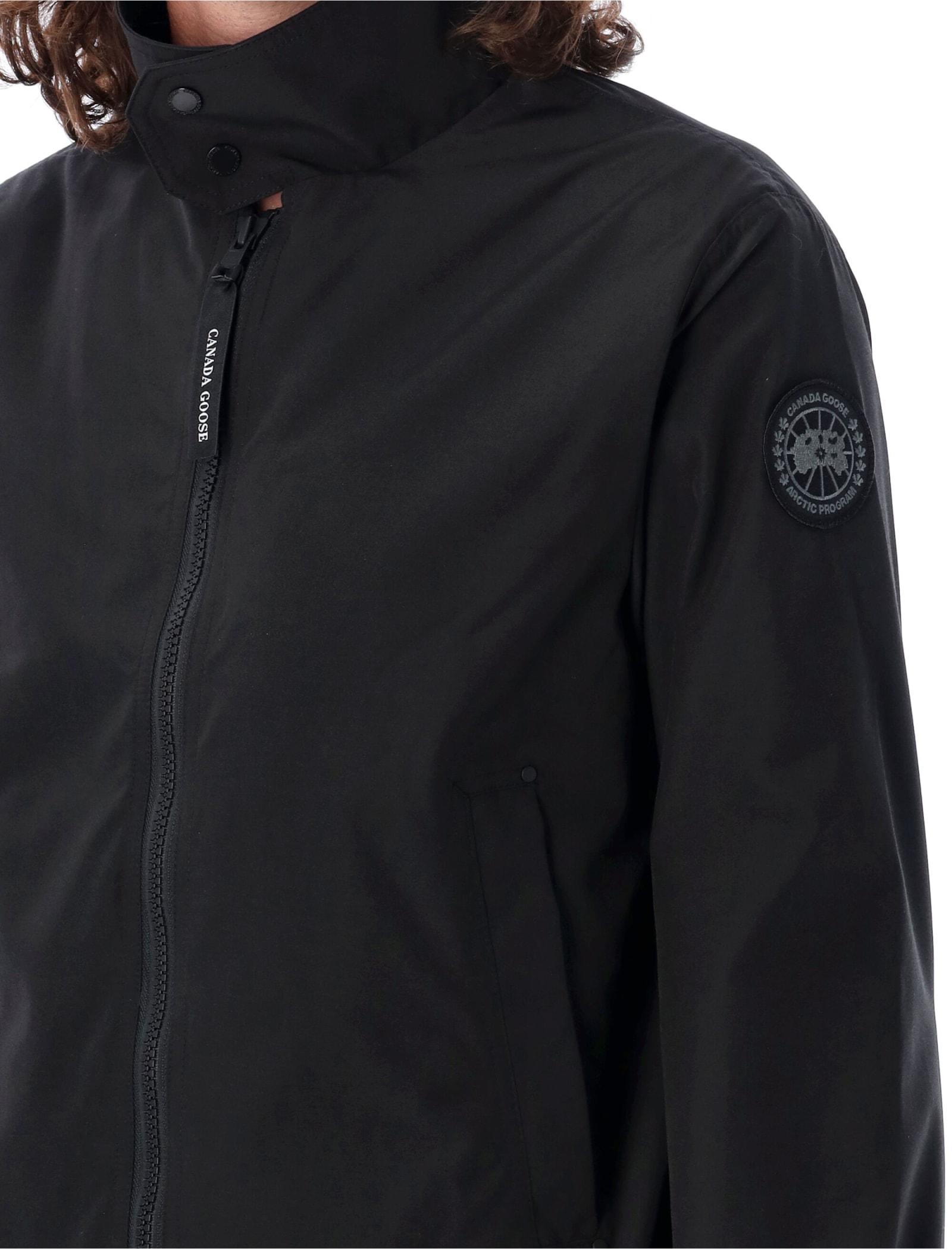 Shop Canada Goose Rosedale Jacket In Black