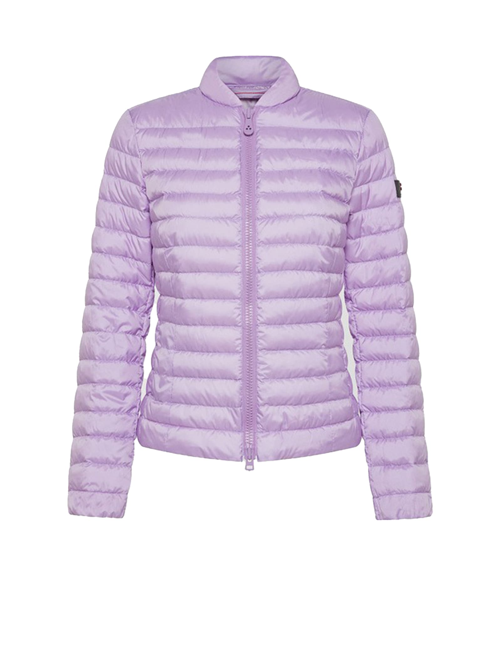 Shop Peuterey Wisteria Quilted Down Jacket With Zip In Glicine