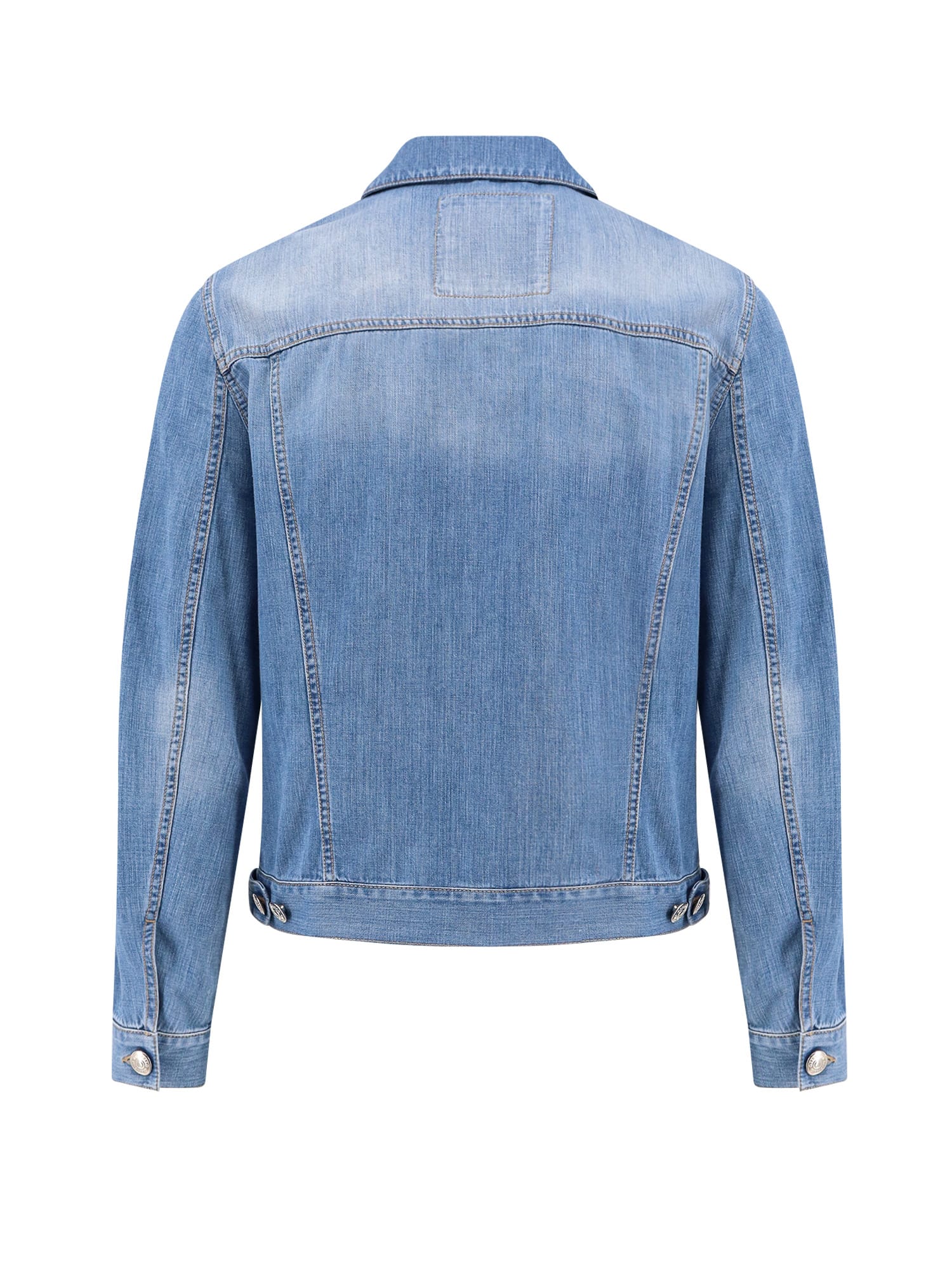 Brunello Cucinelli Tailored Jackets With Long Sleeves And Adjustable Hem In Blue