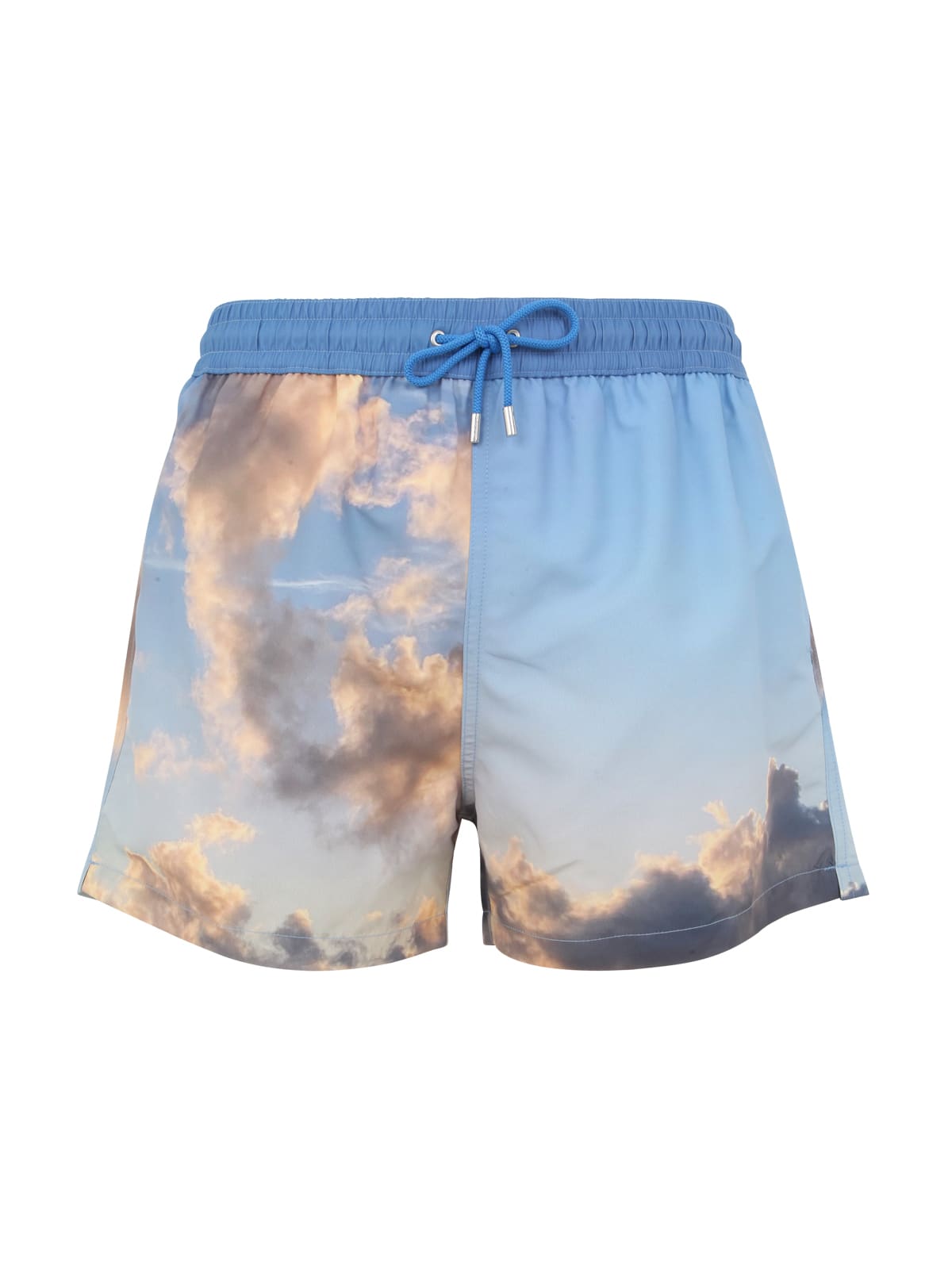 Shop Paul Smith Men Cloud Swim Shorts In Coblu