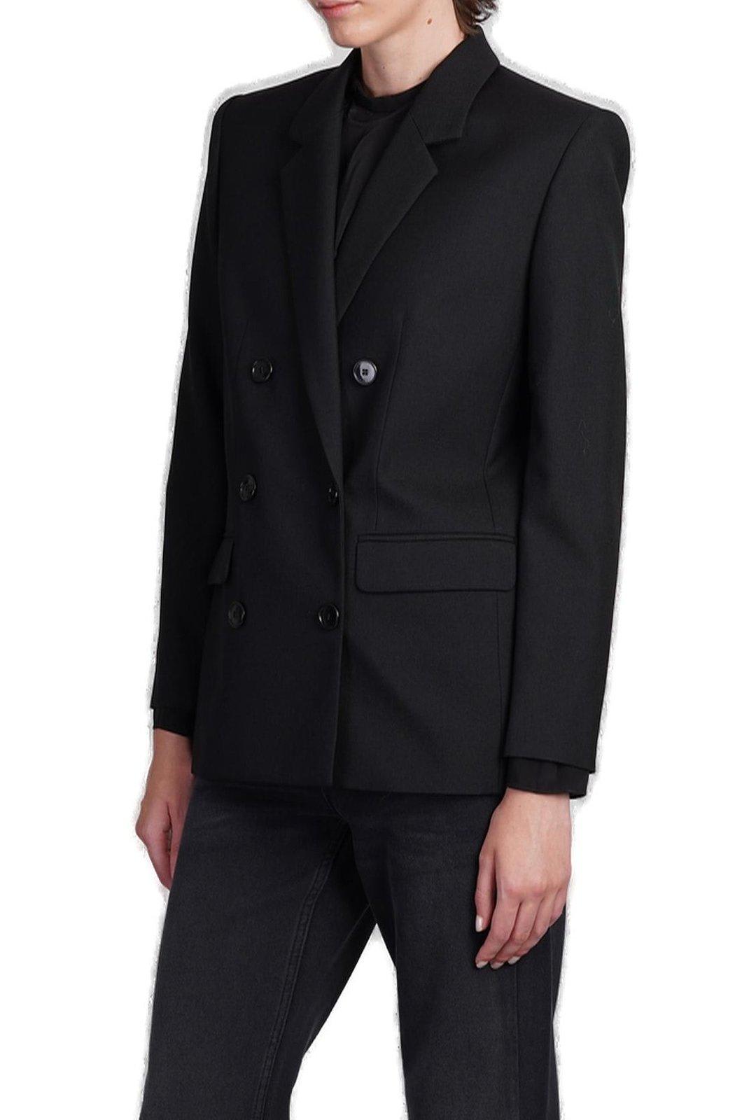 Shop Isabel Marant Madina Tailored Blazer In Black