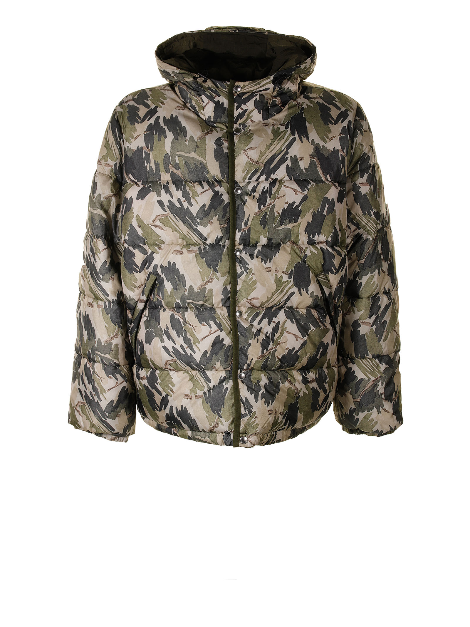 PAUL SMITH MILITARY DOWN JACKET WITH HOOD