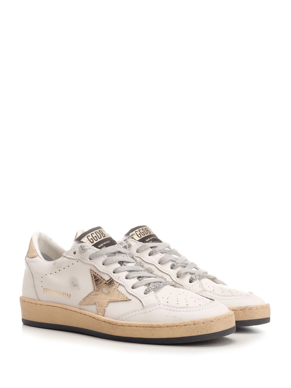 Golden Goose Ball Star Sneaker In White