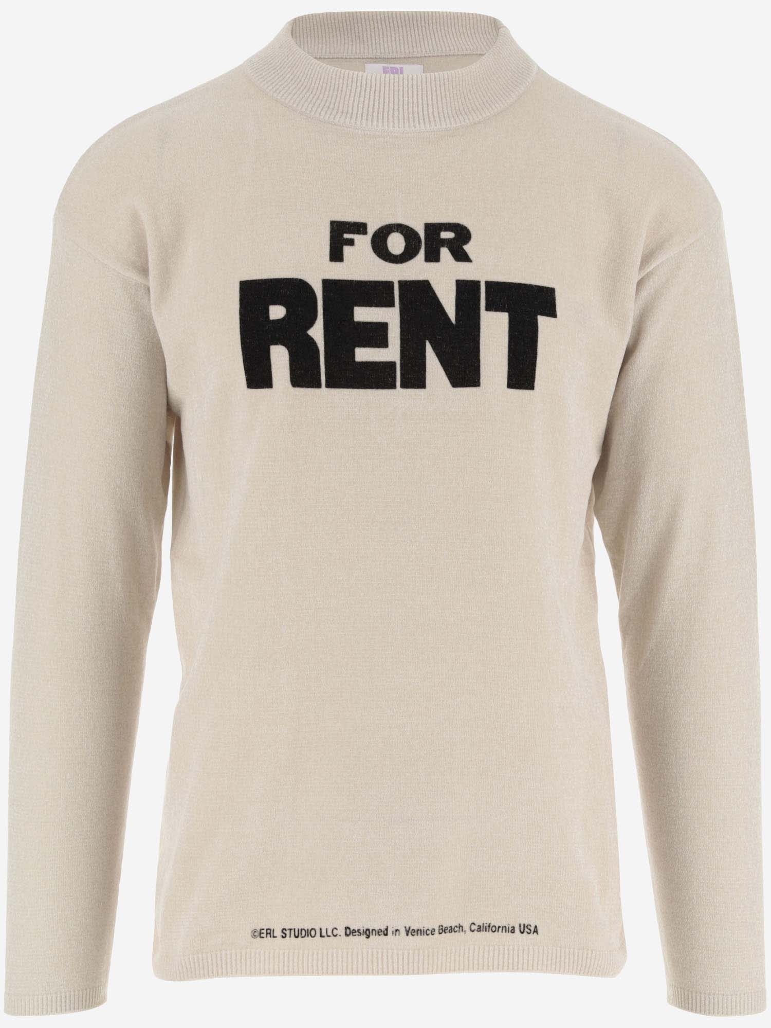 Shop Erl For Rent Pullover In White