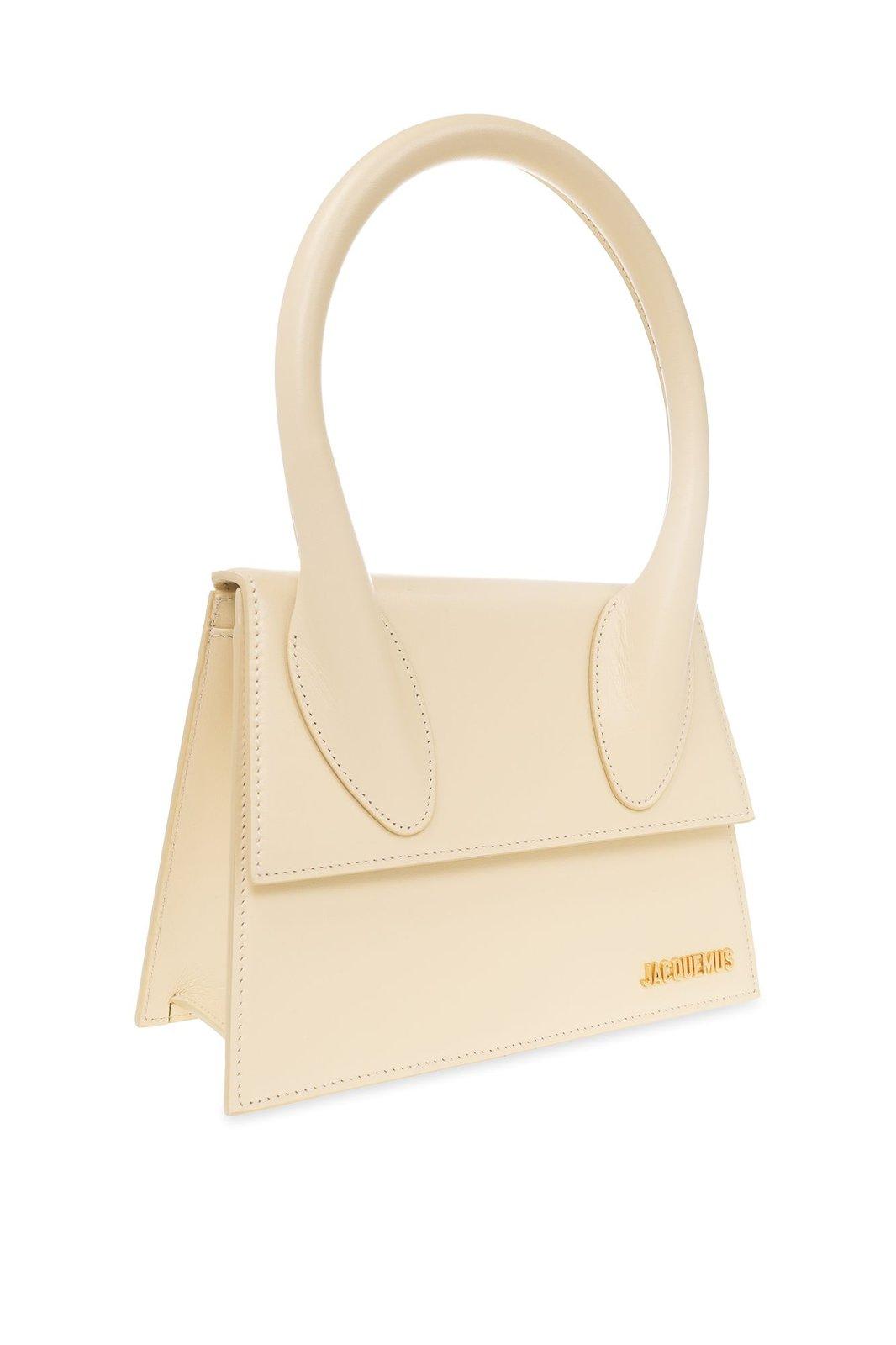 Shop Jacquemus Le Grand Chiquito Tote Bag In Ivory