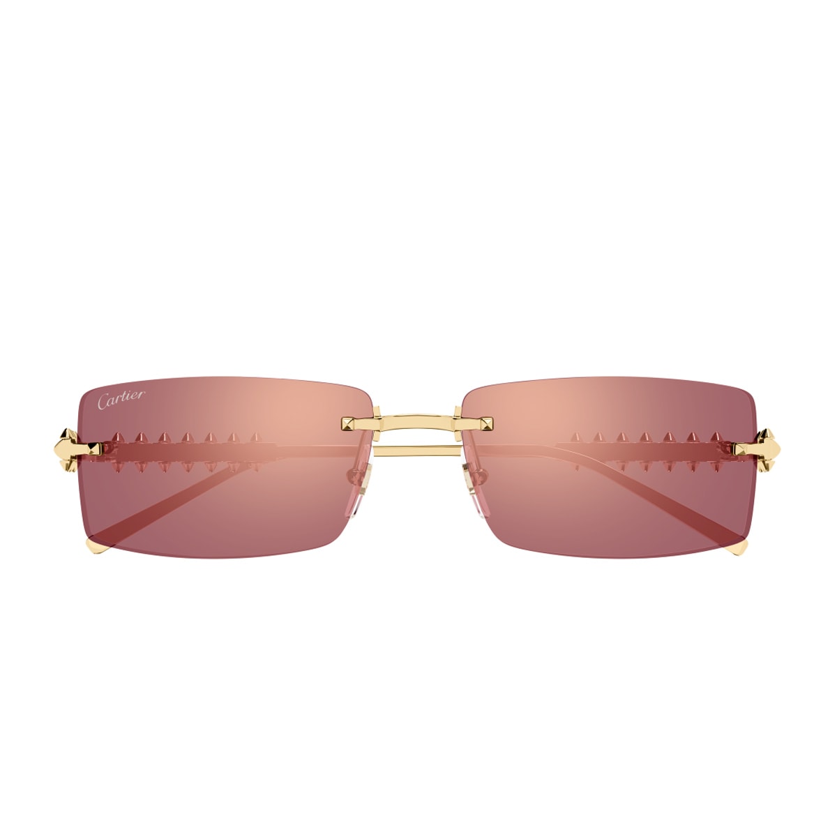 Cartier Ct0604s Clash De Sunglasses In Gold