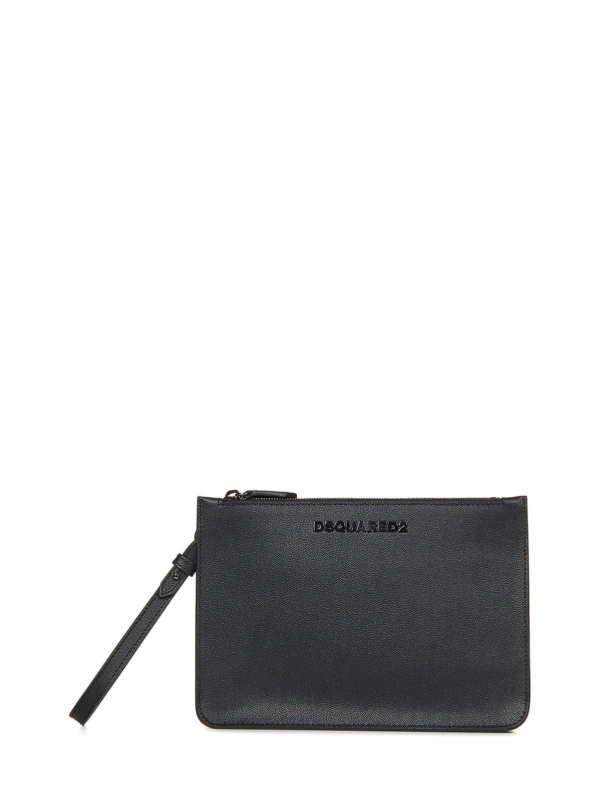 Shop Dsquared2 Classic Evening Clutch In Black