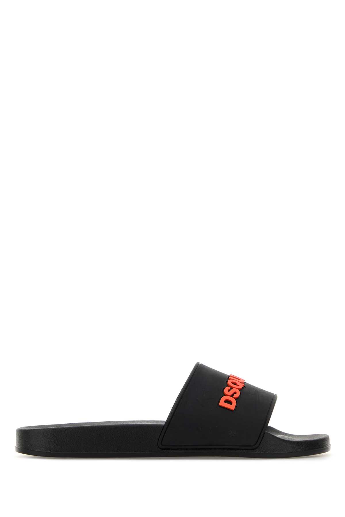 VTMNTS Black Rubber Slippers