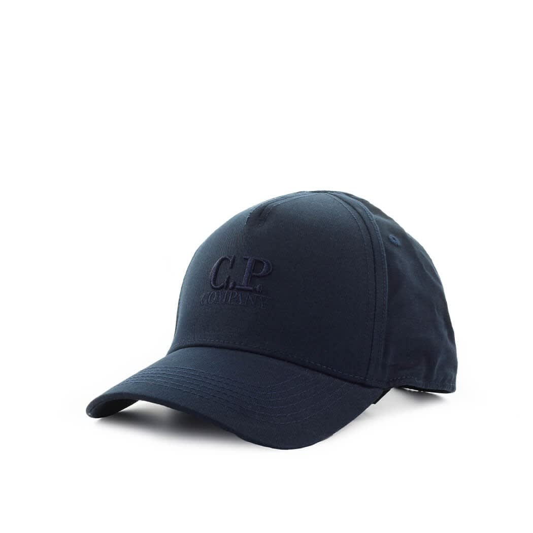 C.P. Company Navy Blue Baseball Cap With Logo