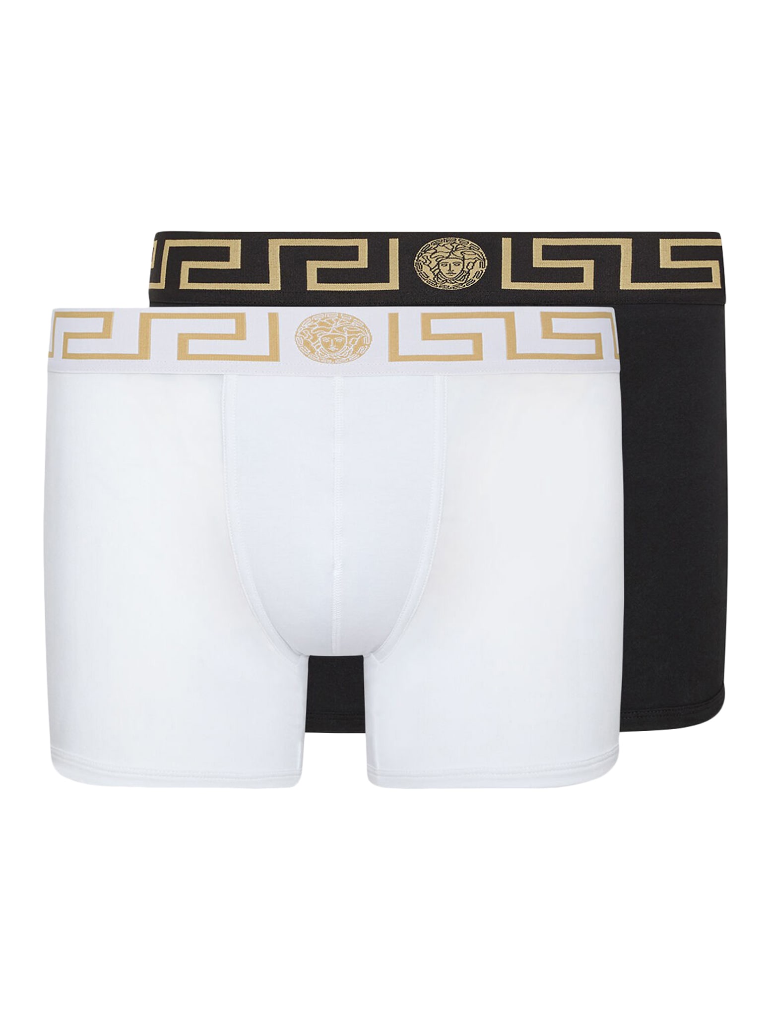 Pack Of Two Boxer Shorts With Greek Motif