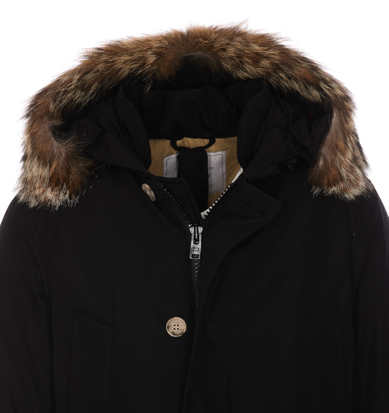 Shop Woolrich Arctic Anorak In Black