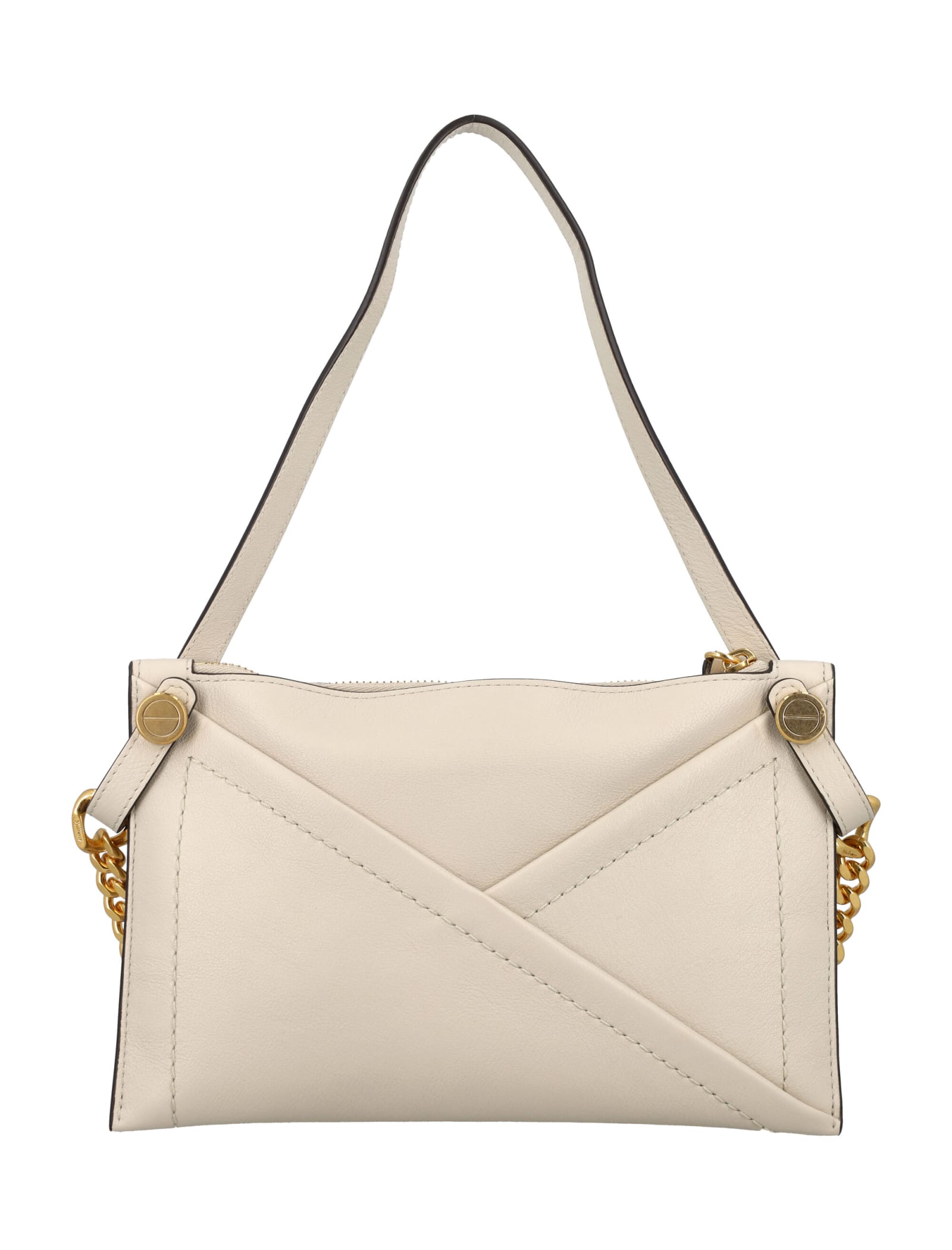 Shop Mulberry M Zipped Pouch In Chalk
