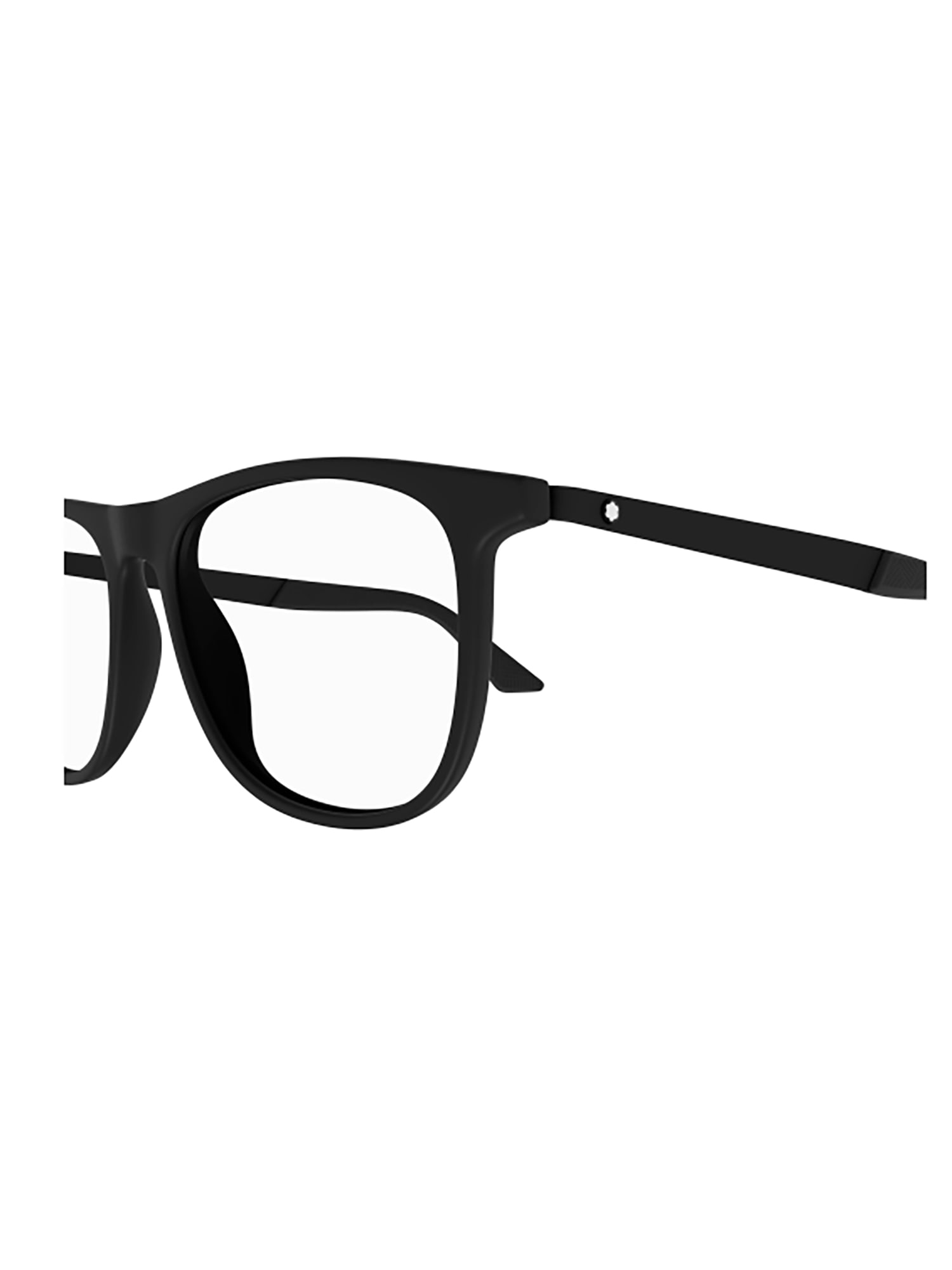 Shop Montblanc Mb0332o Eyewear In Black Black Transpare