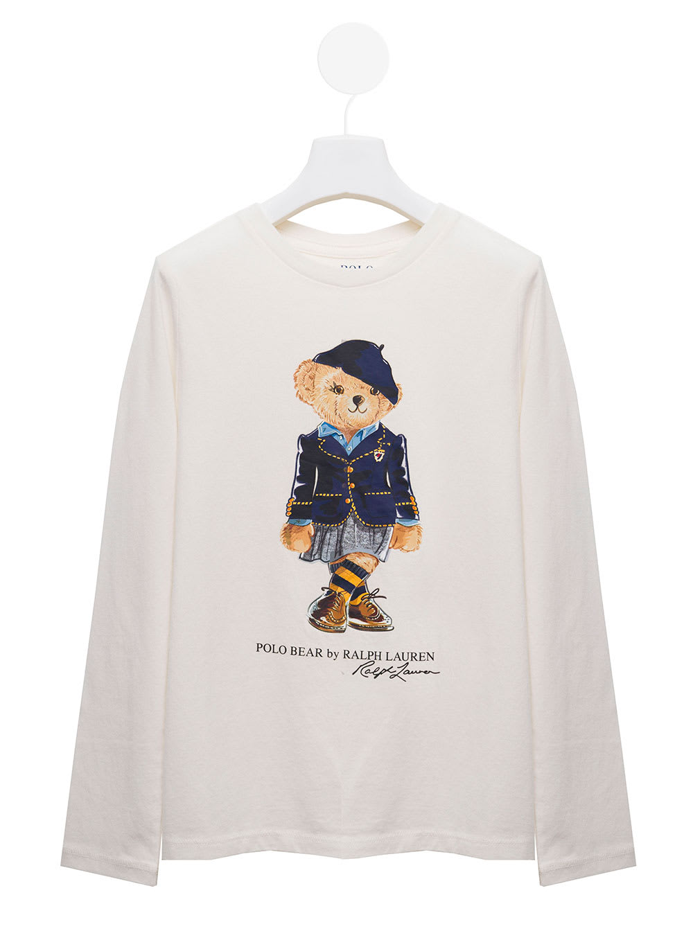 Polo Ralph Lauren Ls Bear Tee-knit Shirts-t-shirt