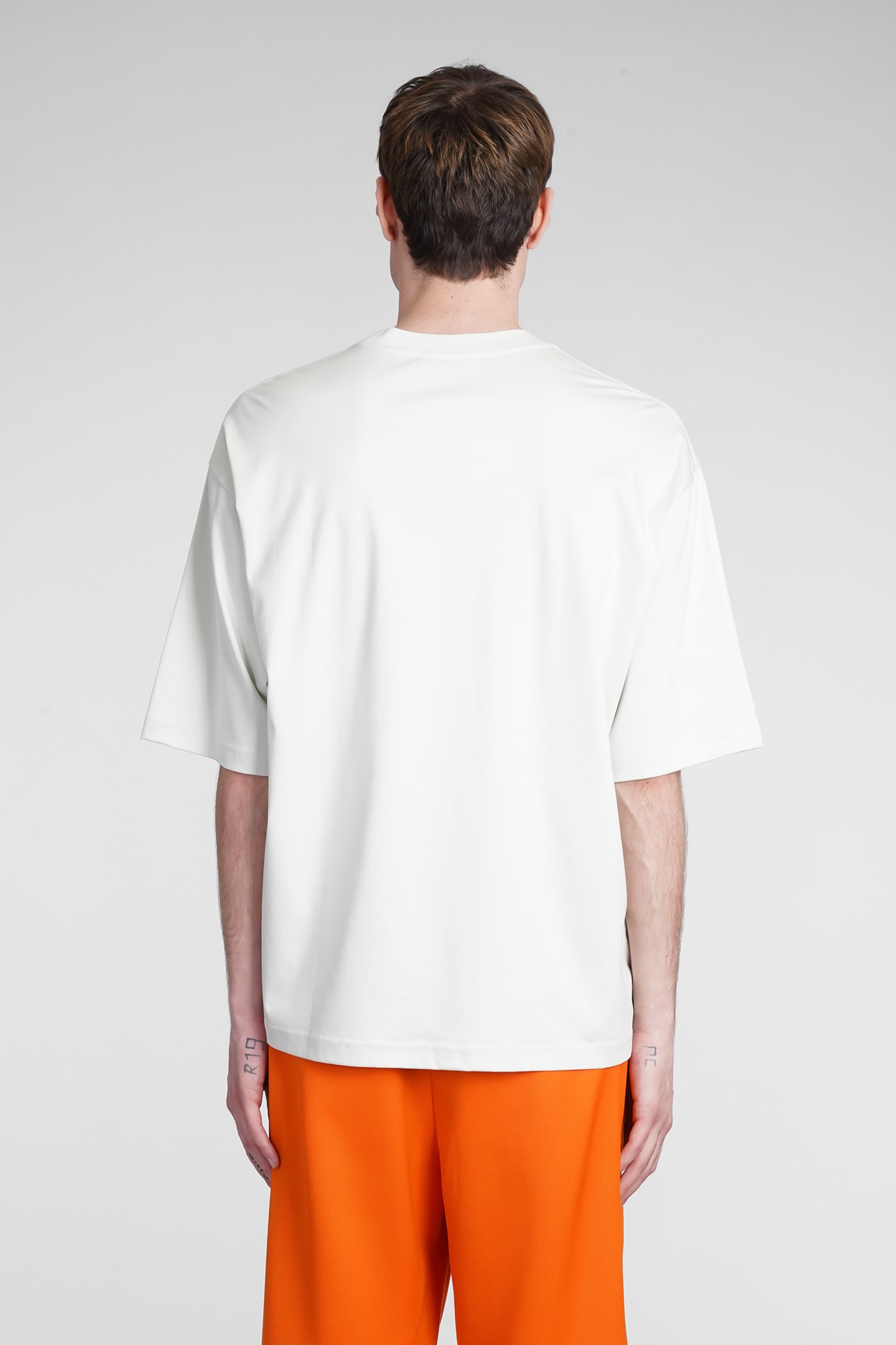 Shop Lanvin T-shirt In Green Cotton