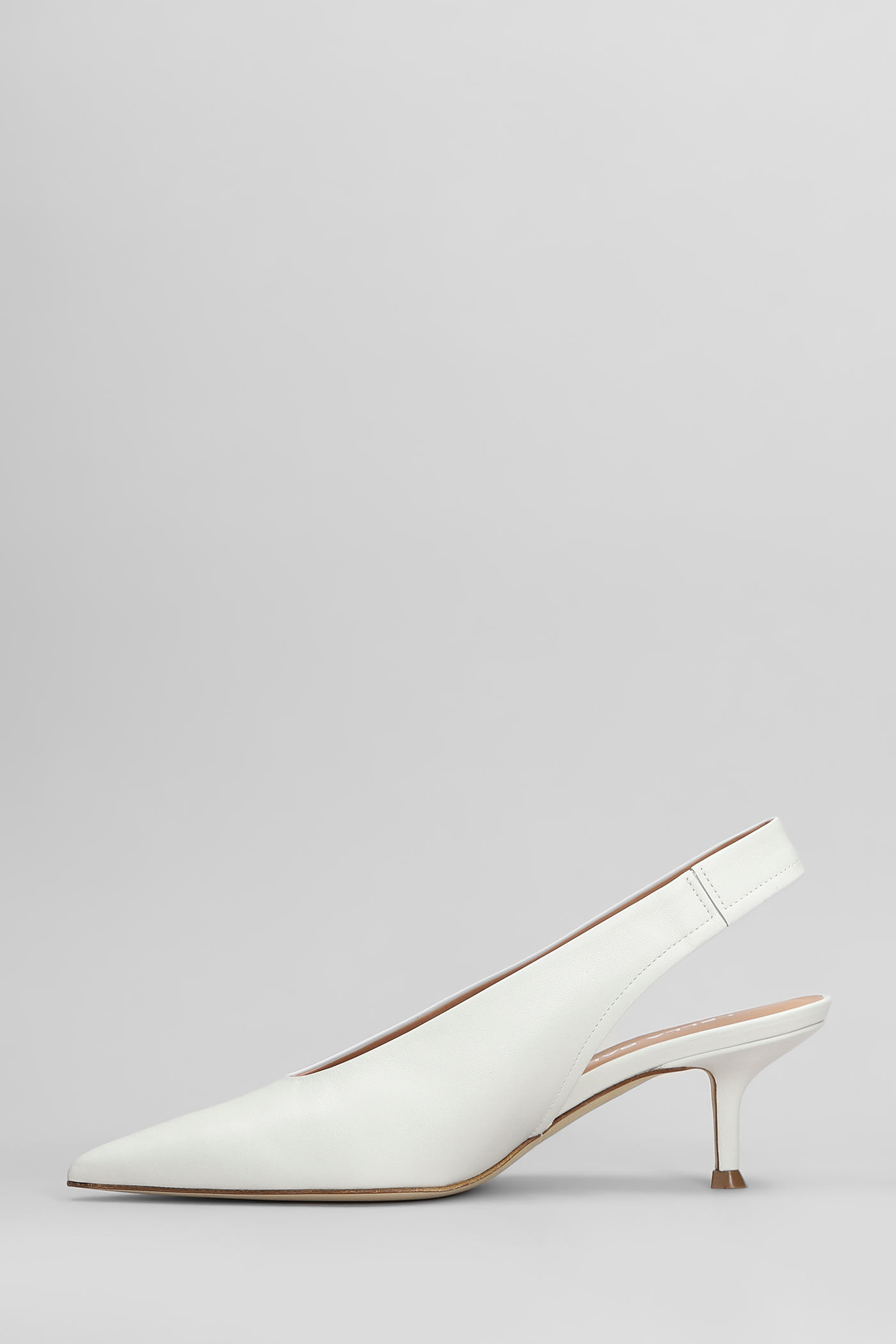 Shop Lella Baldi Pumps In White Leather