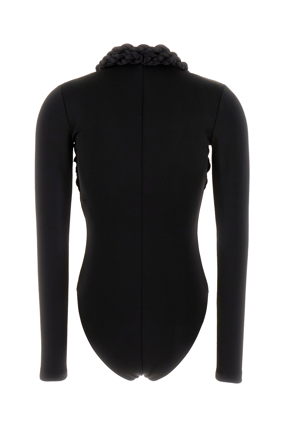 Stella Mccartney Bodysuit With Braided Detail And Cut-out Front In 1000