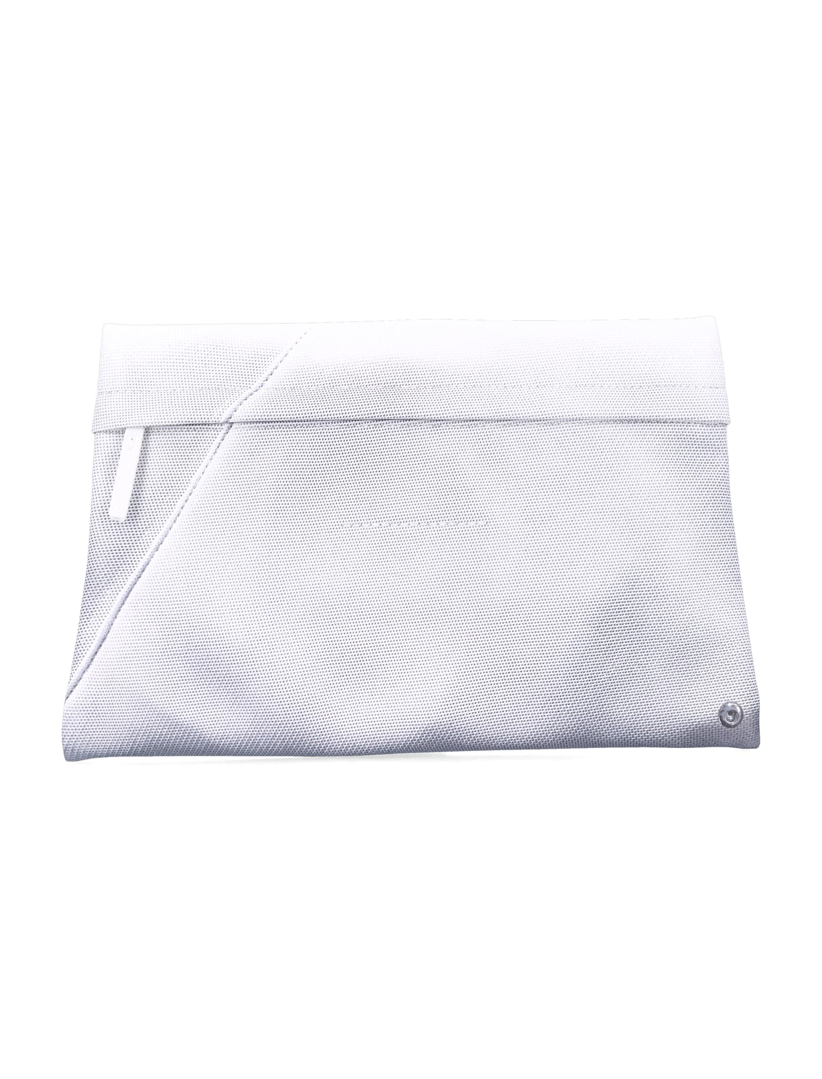 Mm6 Maison Margiela Trompe L`oeil Japanese Clutch In White