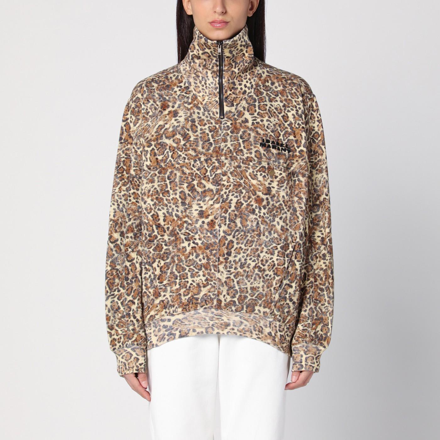 Wilda Sweatshirt With Leopard Print